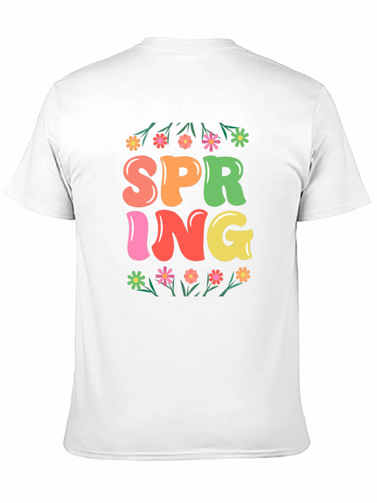 Spring Graphic Tee - Floral Design