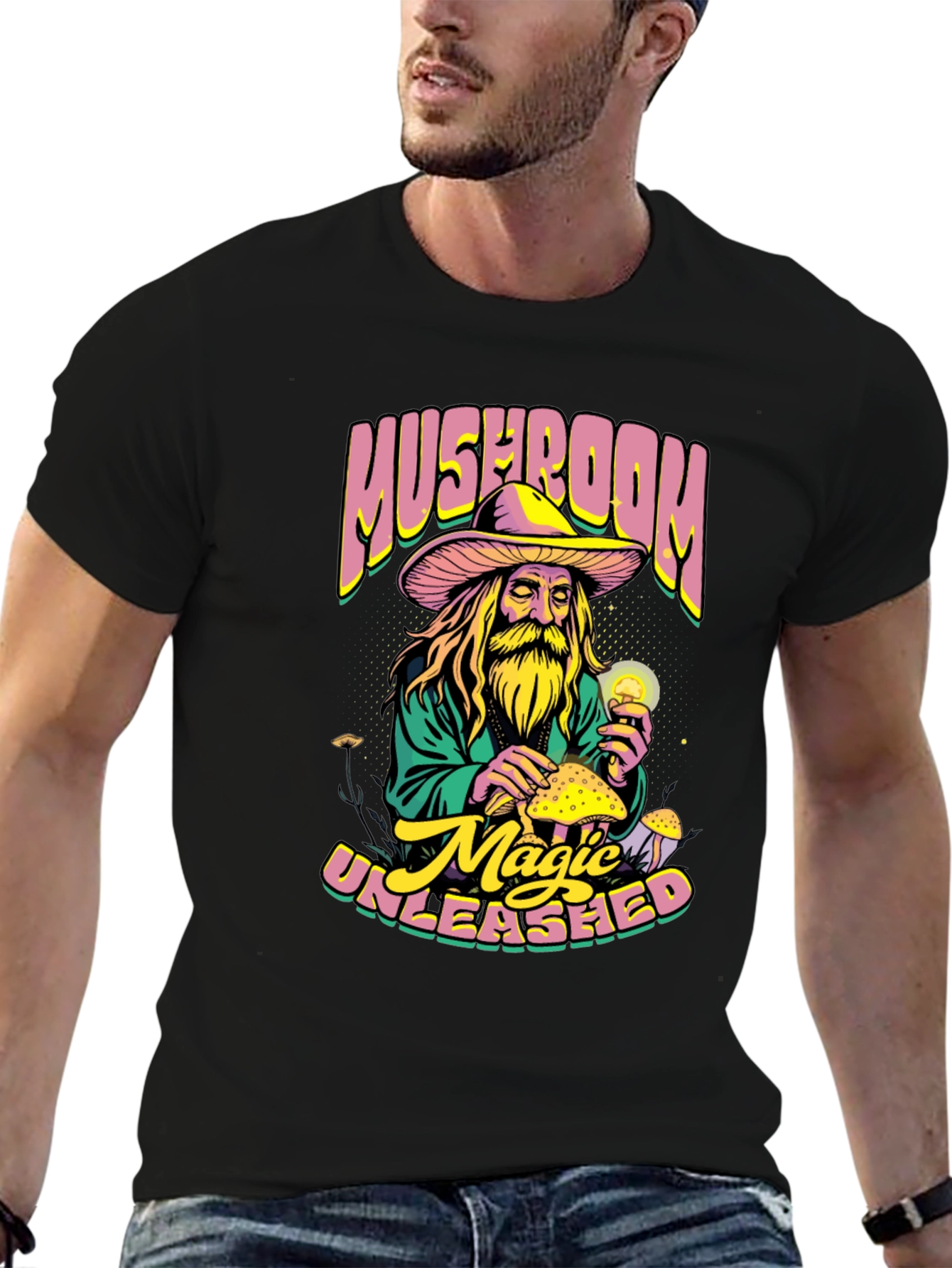 Mushroom Magic Unleashed Graphic Tee