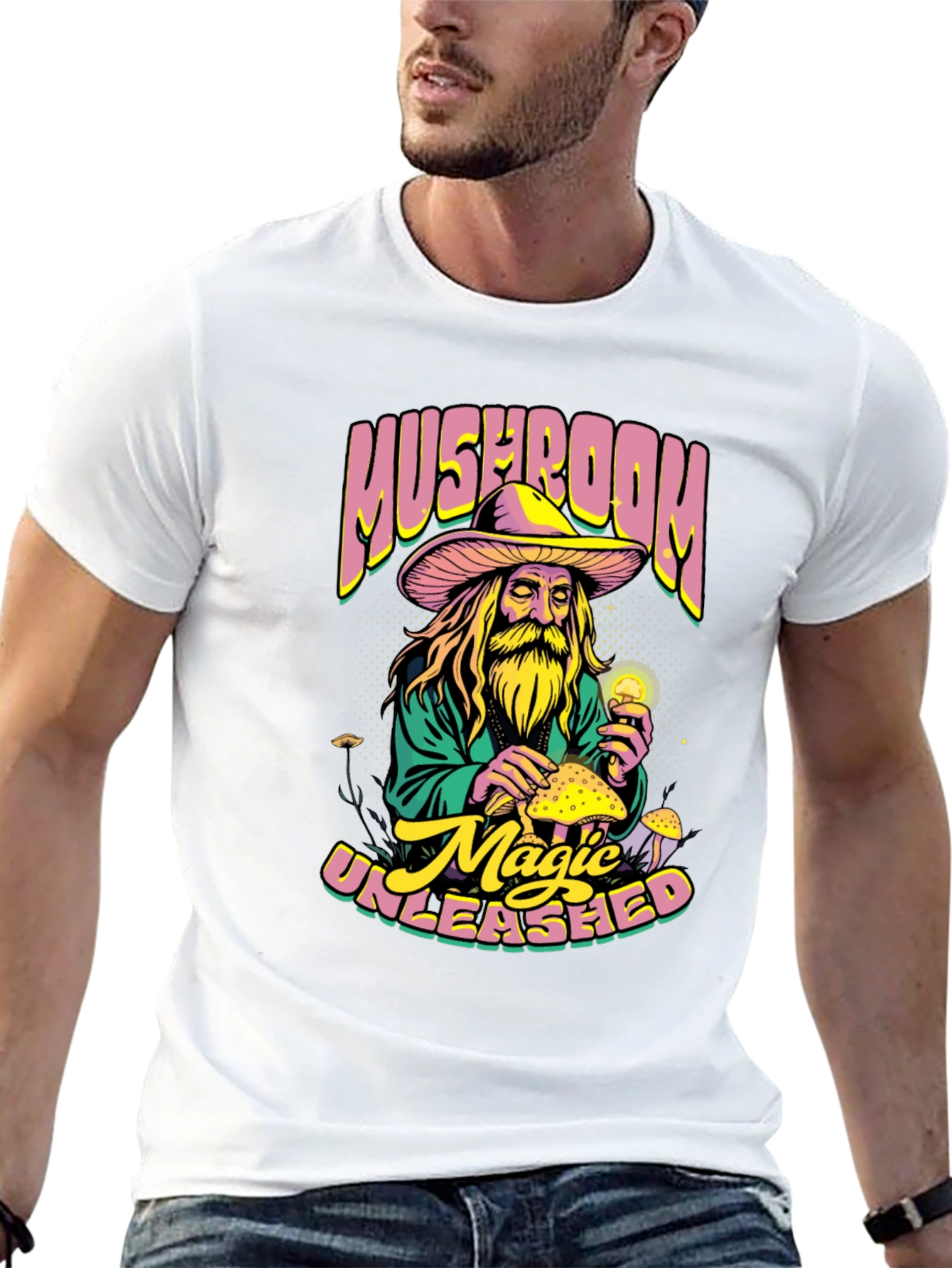 Mushroom Magic Unleashed Graphic Tee