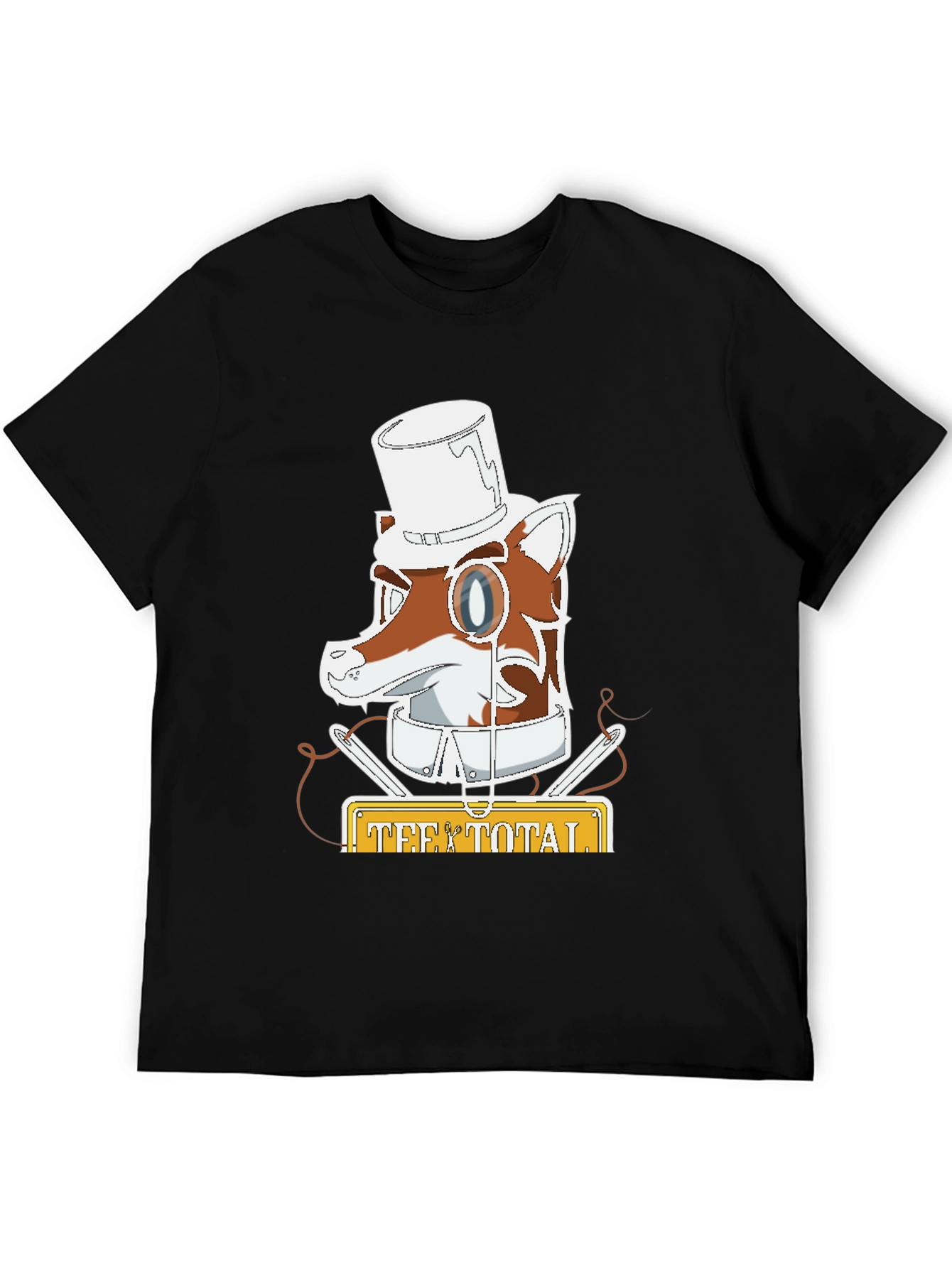 Tee Total Fox Gentleman Graphic T-Shirt