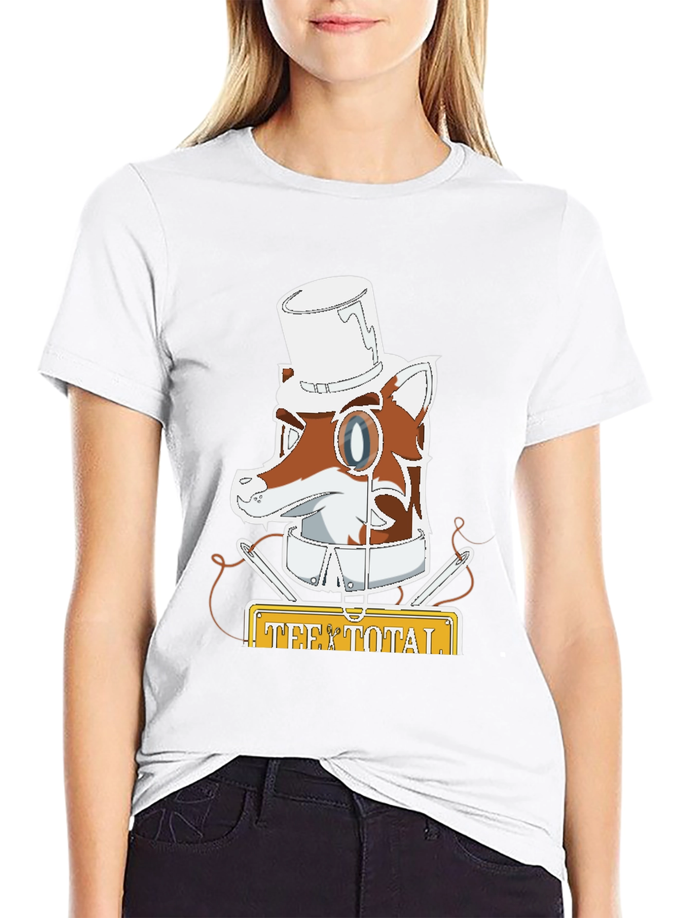 Tee Total Fox Gentleman Graphic T-Shirt