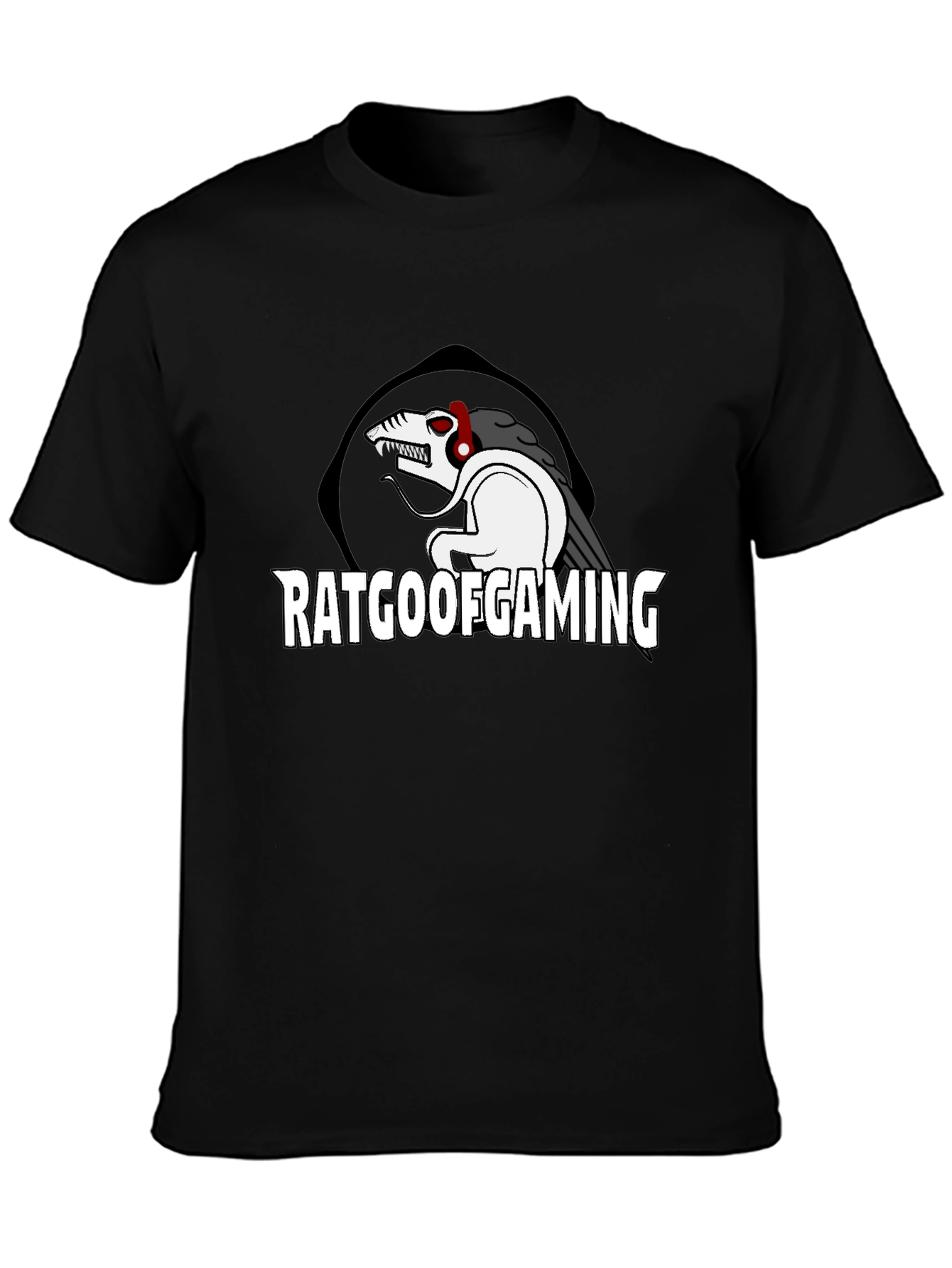 RatGooGaming Black T-Shirt - Gamer Apparel