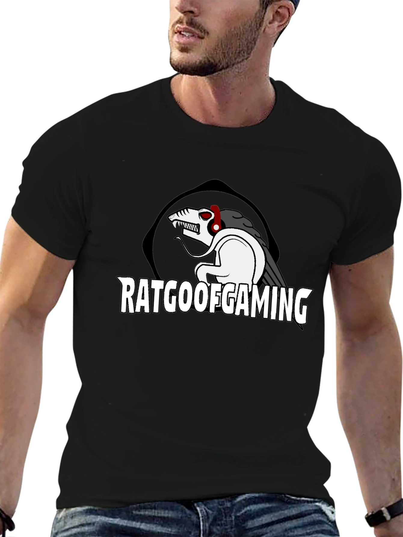 RatGooGaming Black T-Shirt - Gamer Apparel