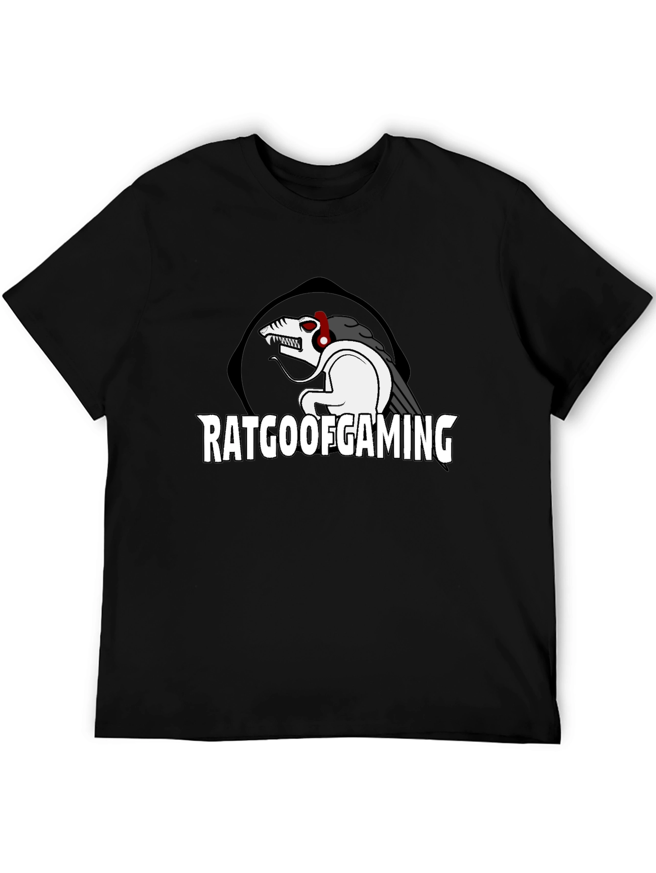 RatGooGaming Black T-Shirt - Gamer Apparel