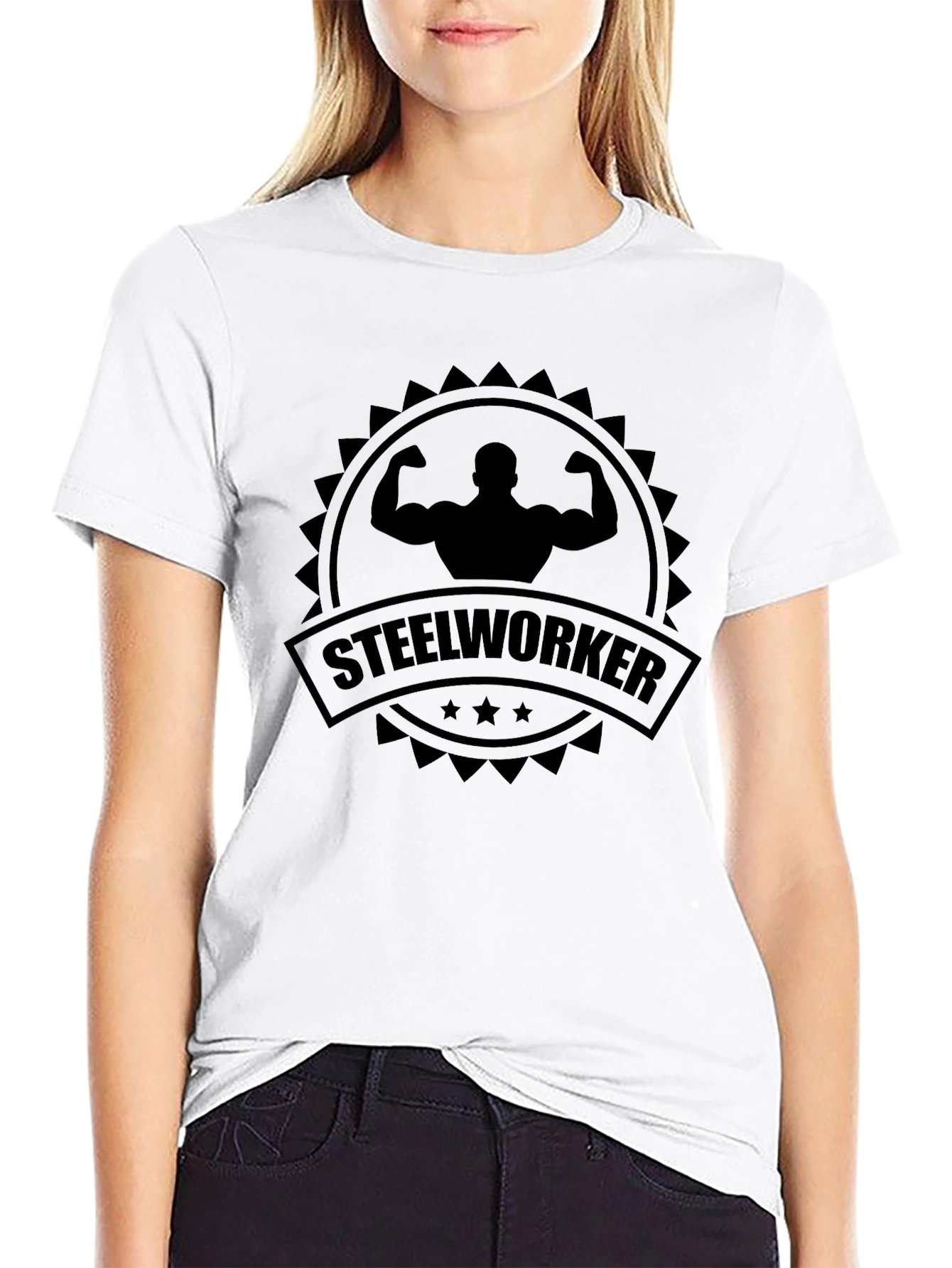 Steelworker Graphic Tee - Black