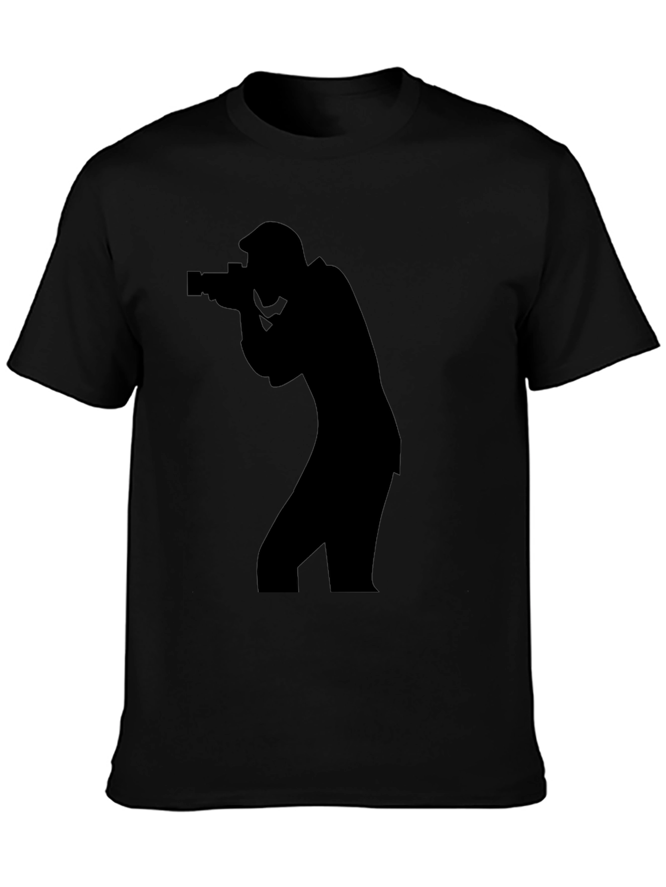 Photographer Silhouette T-Shirt - Cool Camera Graphic Tee