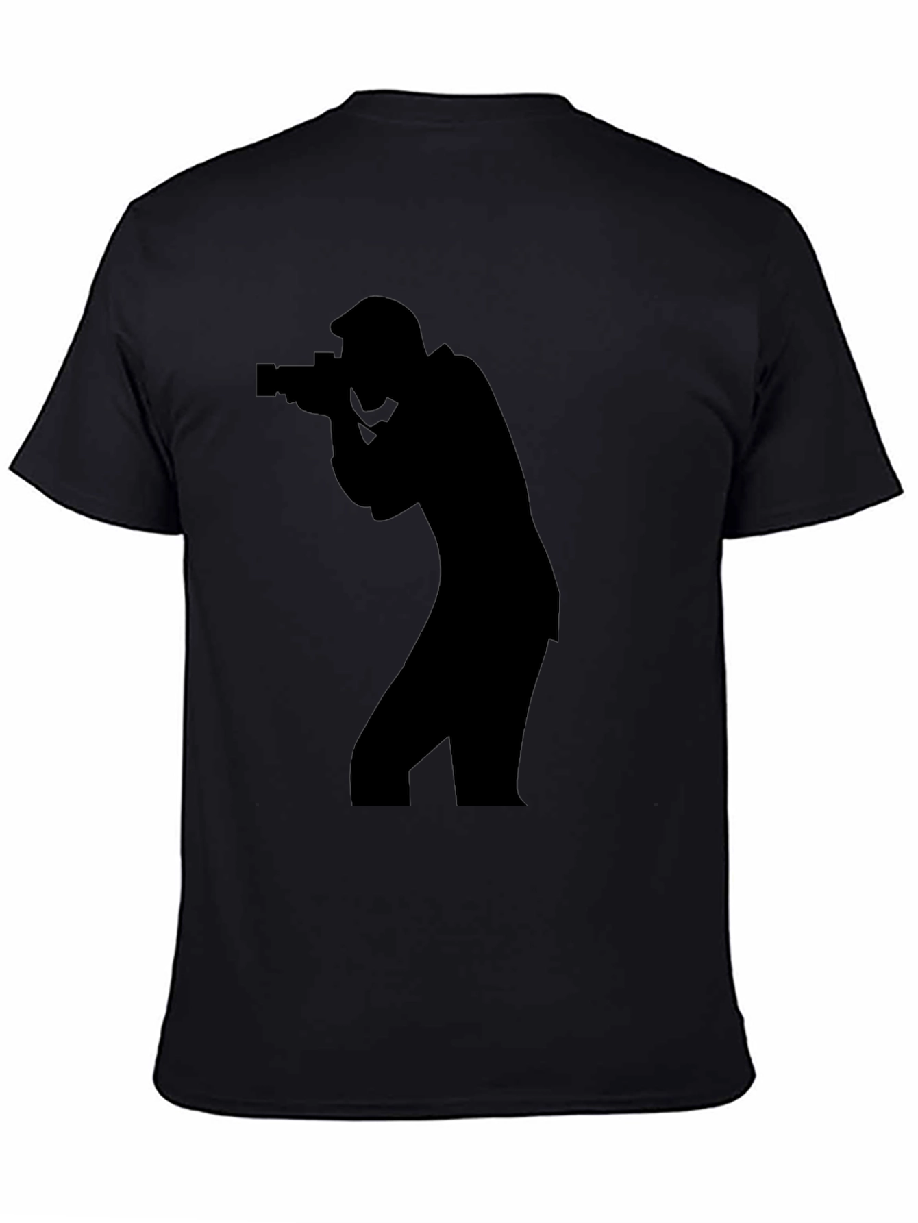 Photographer Silhouette T-Shirt - Cool Camera Graphic Tee
