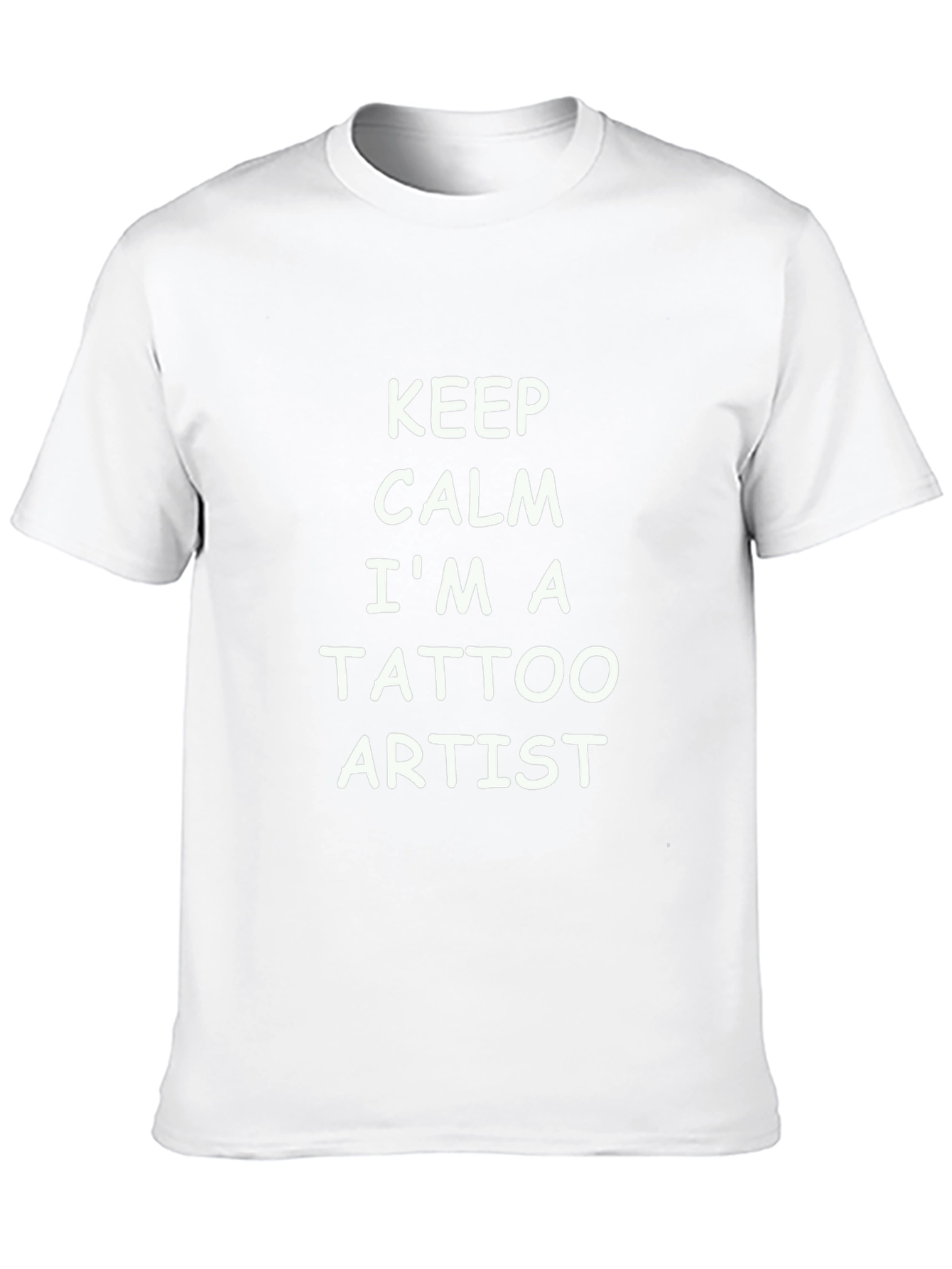 Keep Calm Tattoo Artist Black T-Shirt