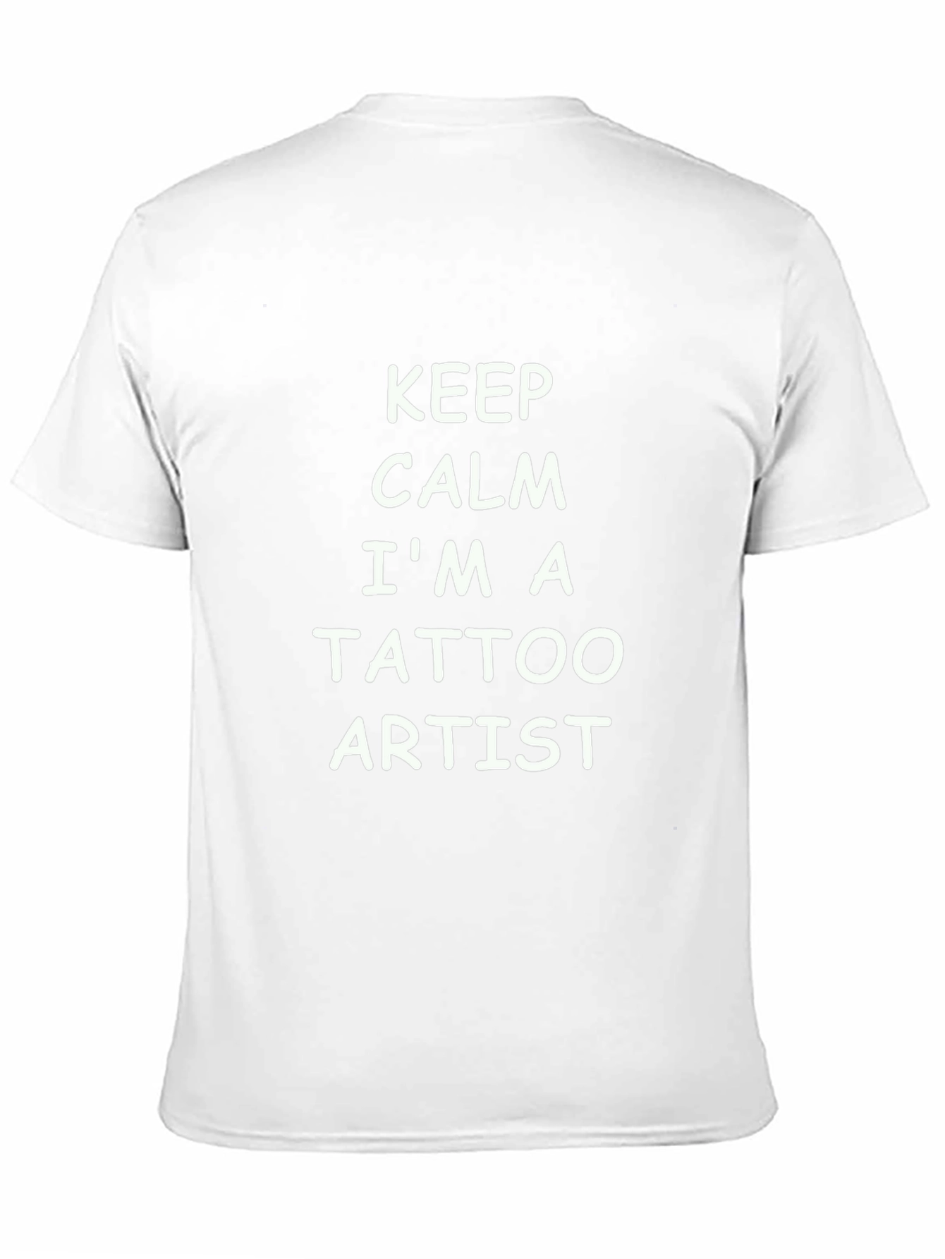 Keep Calm Tattoo Artist Black T-Shirt