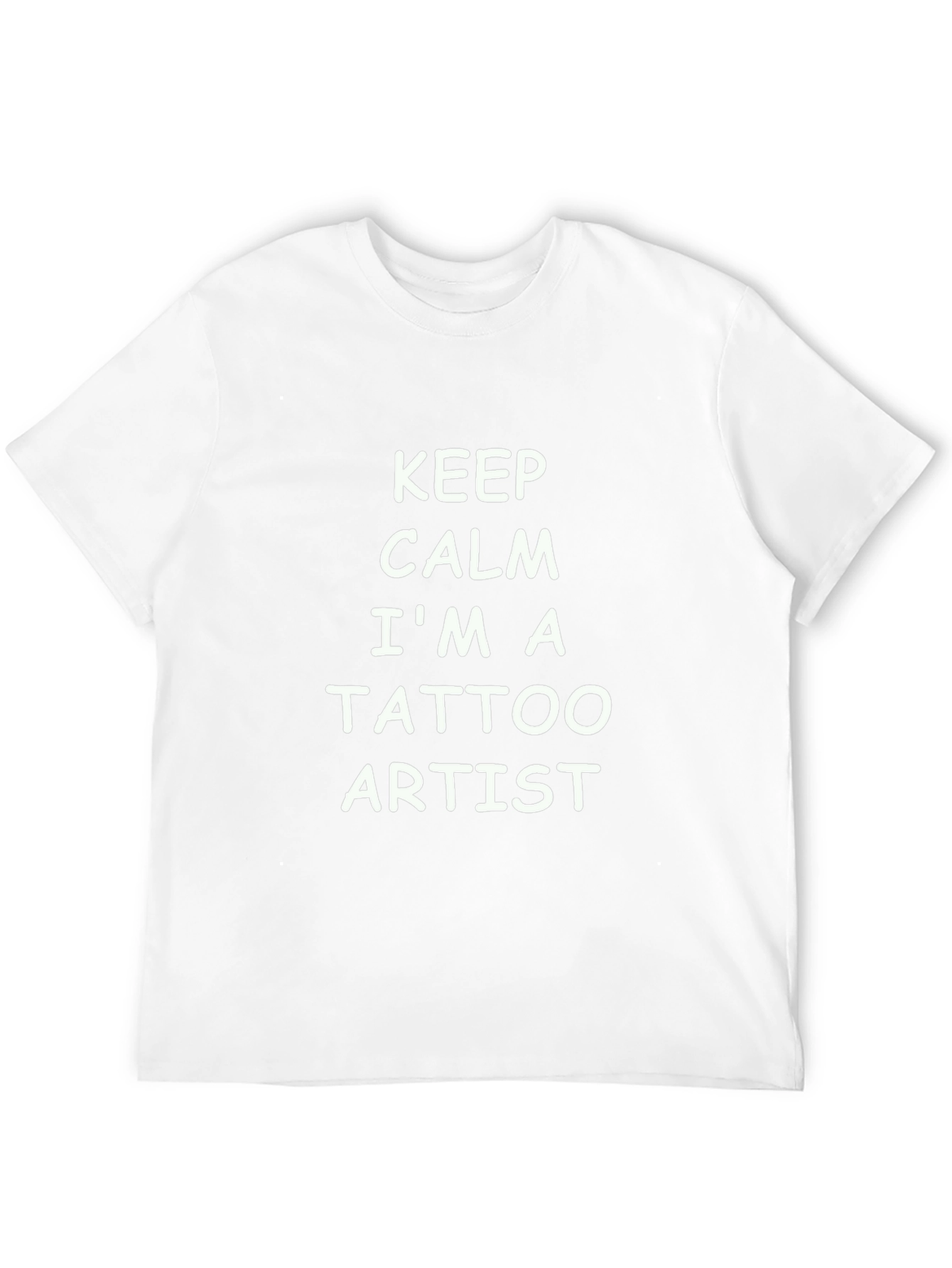 Keep Calm Tattoo Artist Black T-Shirt