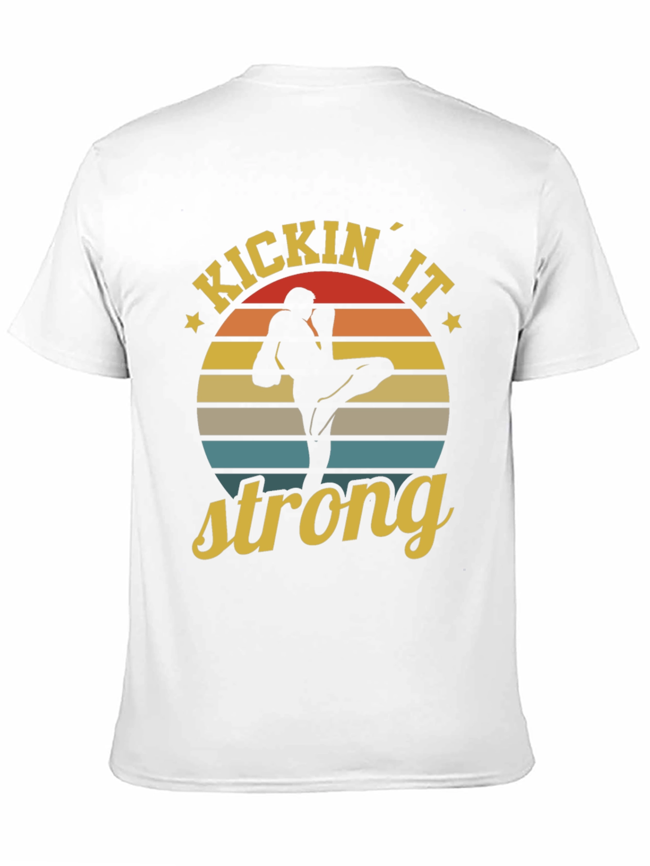 Kickin It Strong T-Shirt - Martial Arts Retro Tee