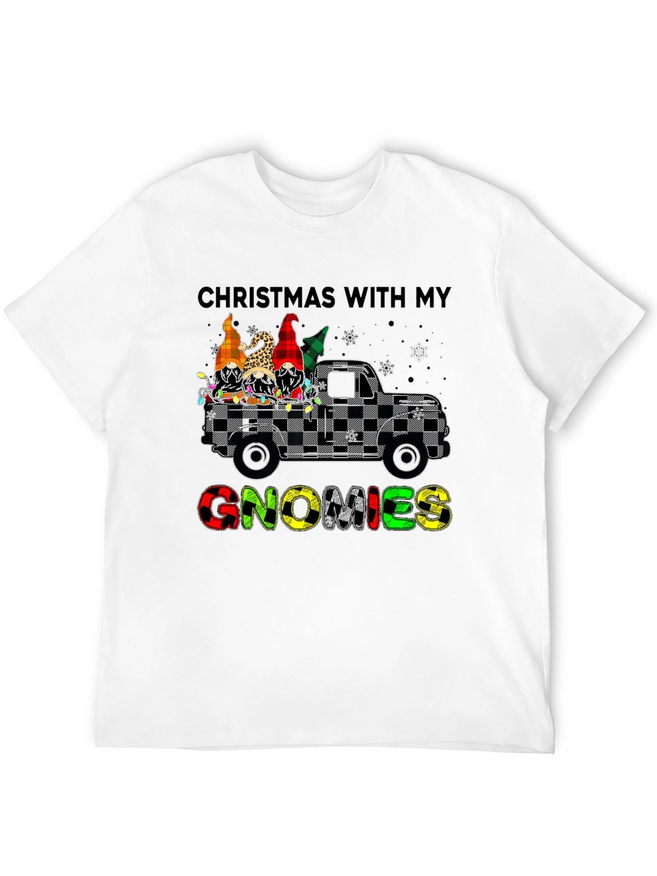 Christmas With My Gnomies Truck T-Shirt