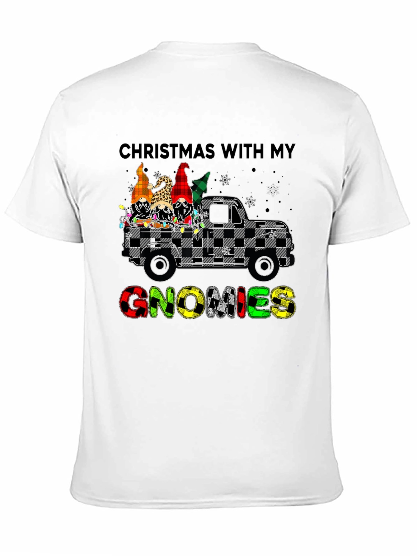 Christmas With My Gnomies Truck T-Shirt