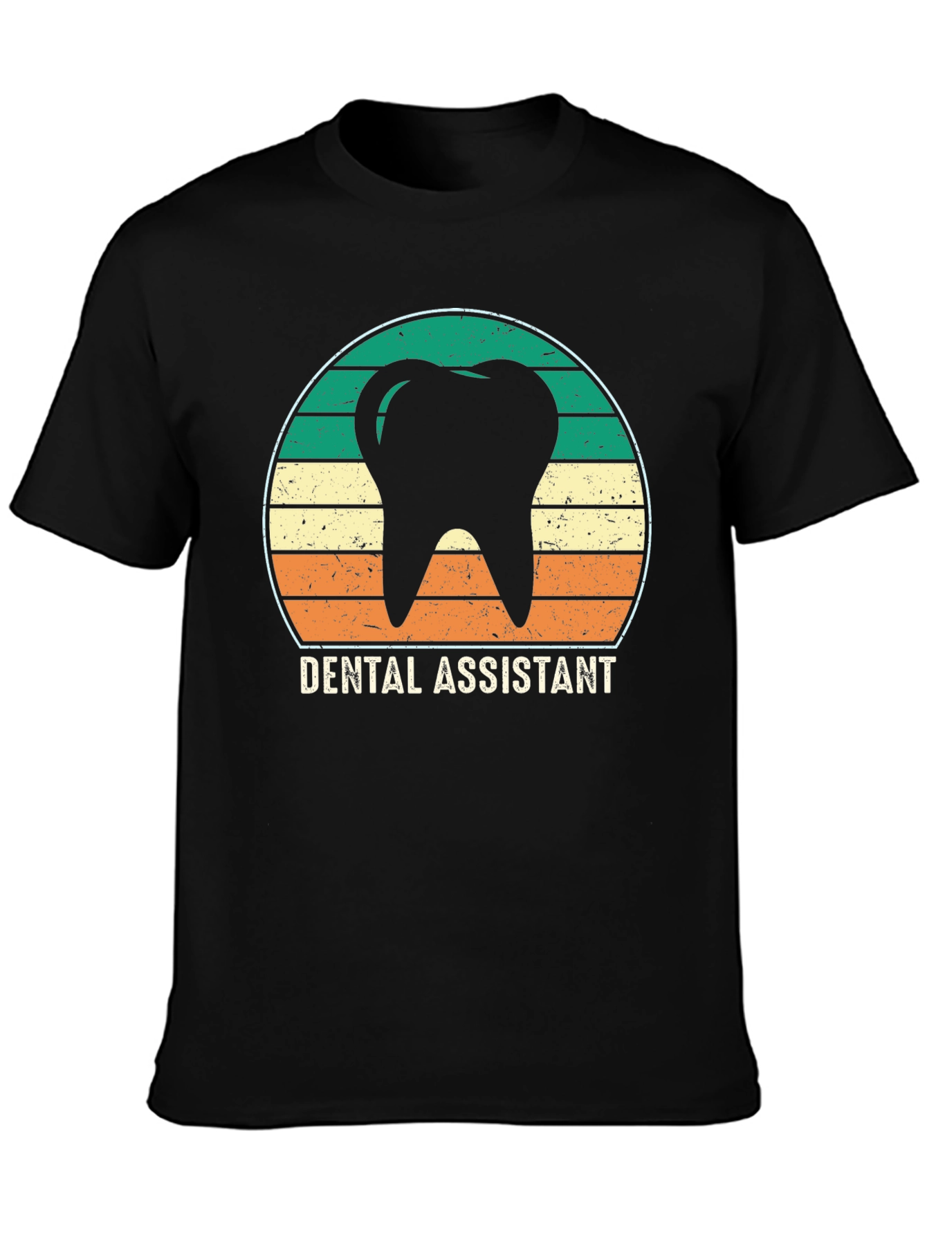 Dental Assistant Retro Tooth Graphic T-Shirt