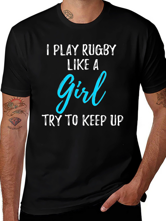 Rugby Girl T-Shirt - Play Like a Girl!