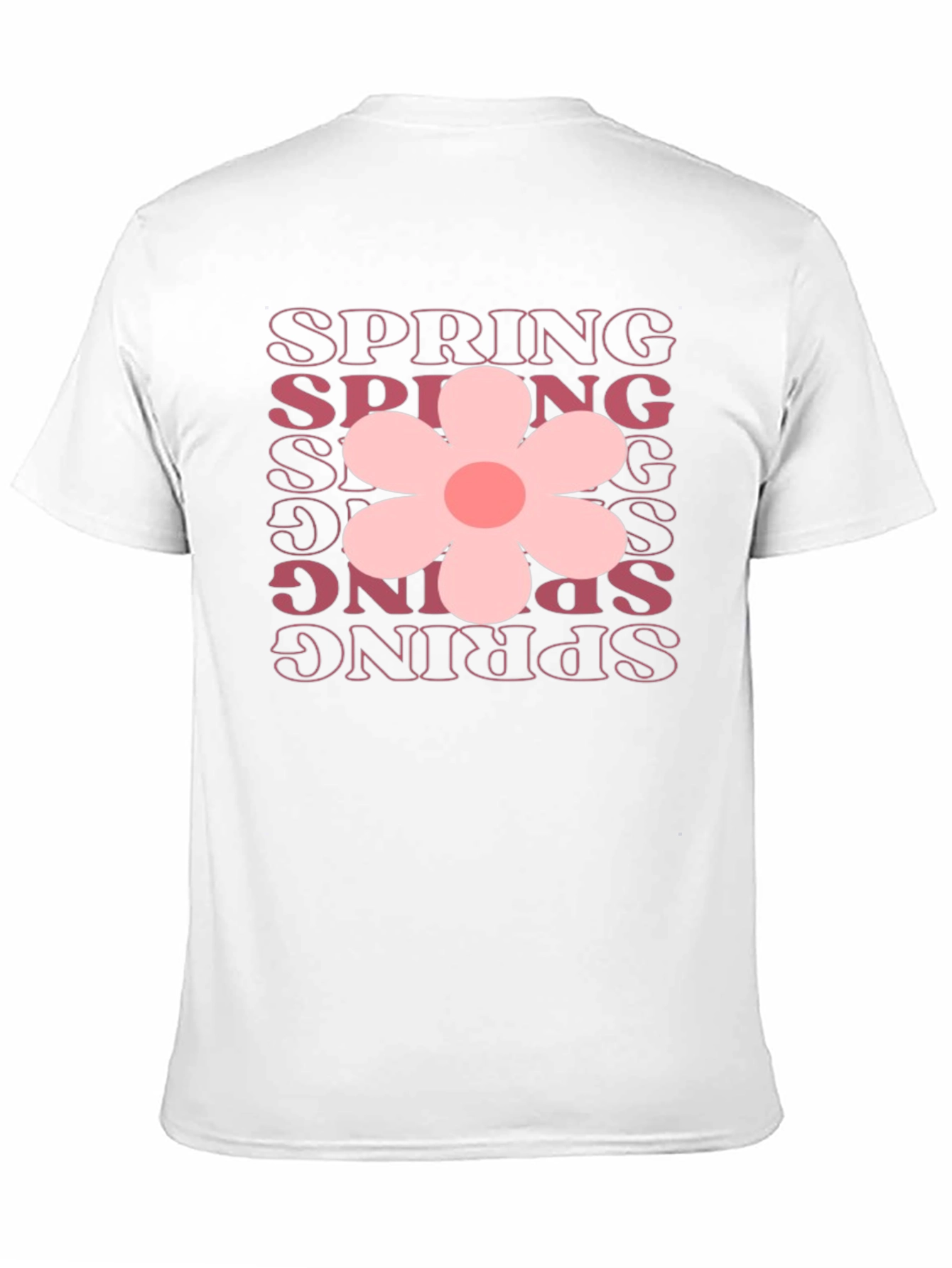 Spring Flower Graphic Tee - Black