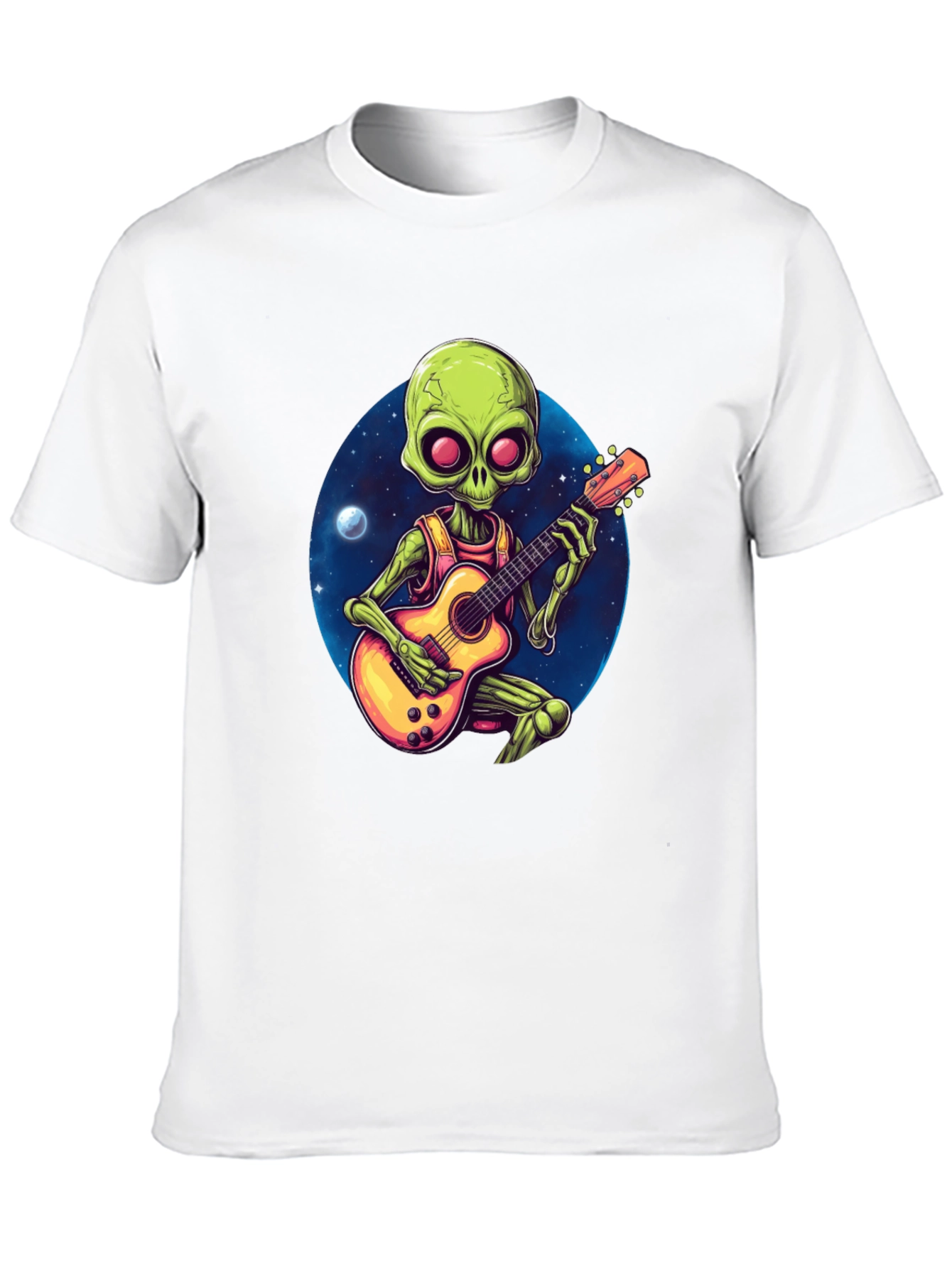 Alien Guitarist T-Shirt - Black