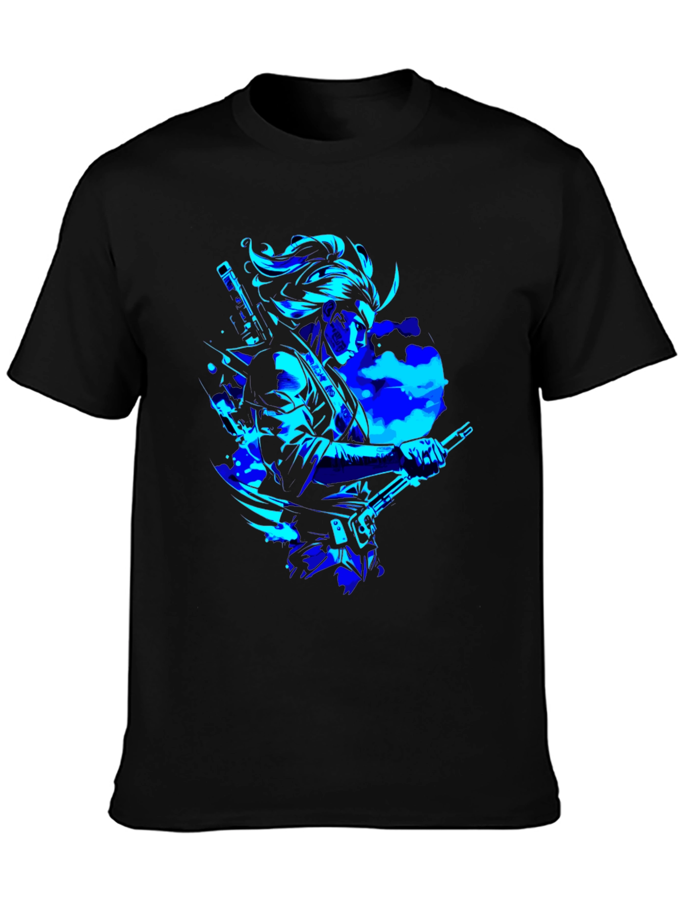 Cyber Samurai Graphic T-Shirt