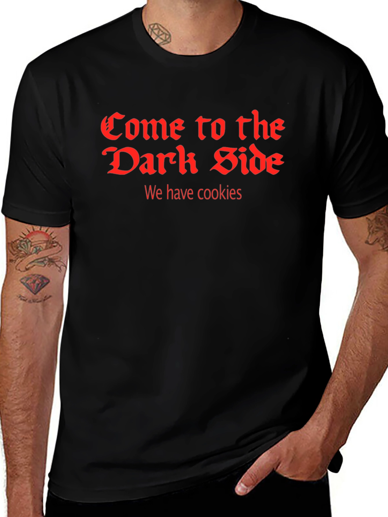 Dark Side Cookies T-Shirt - Funny Geek Tee