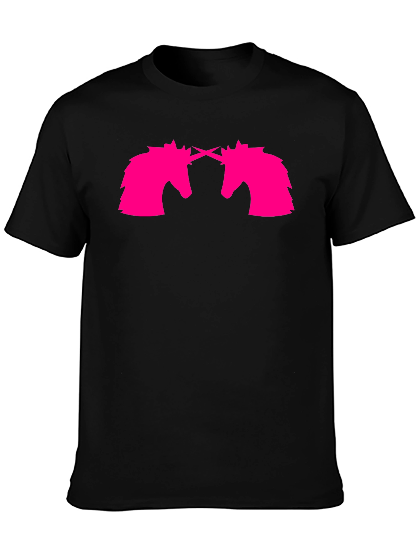 Unicorn Love Graphic Tee - Black