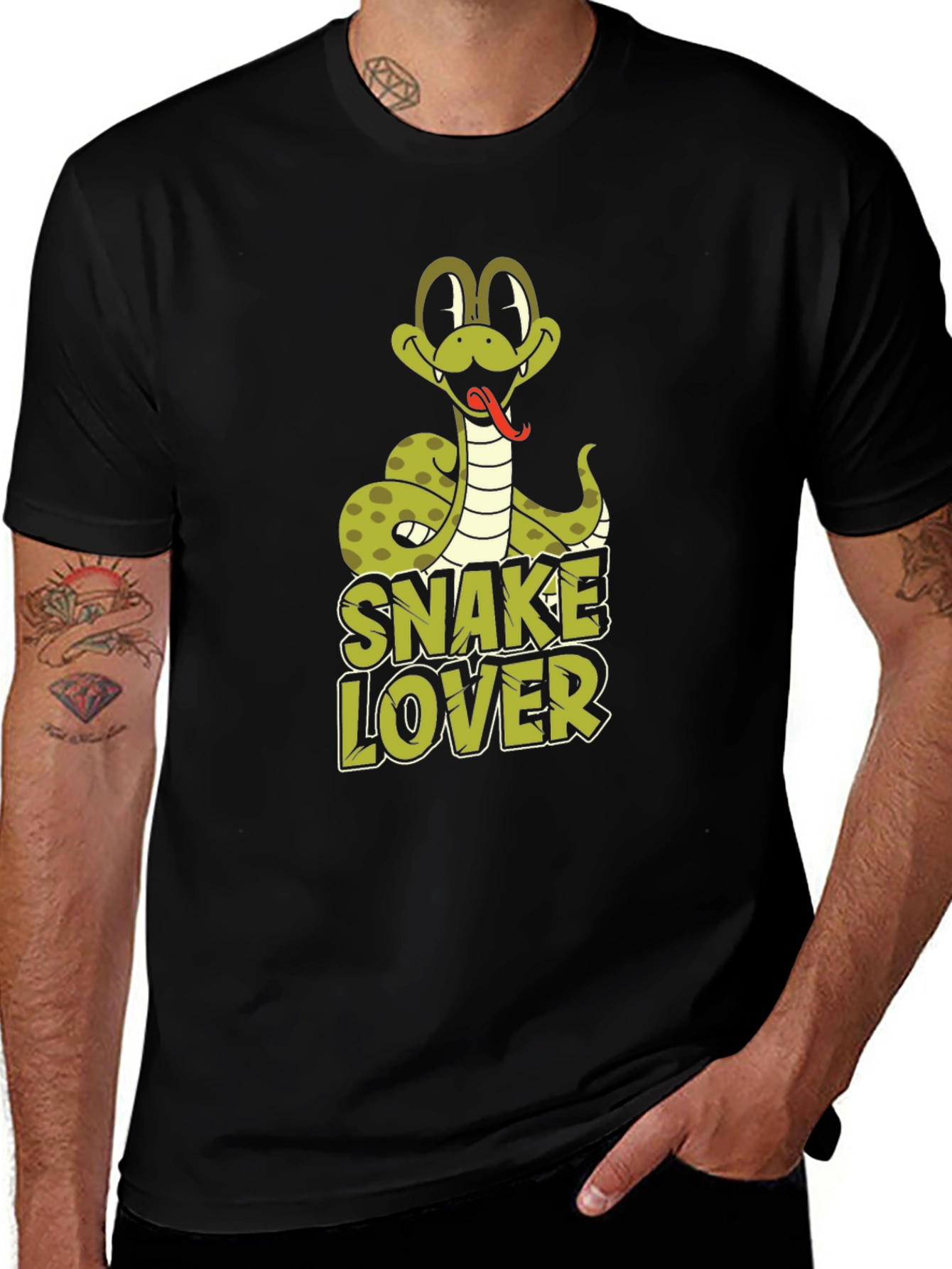 Snake Lover Graphic Tee - Reptile Enthusiast Shirt