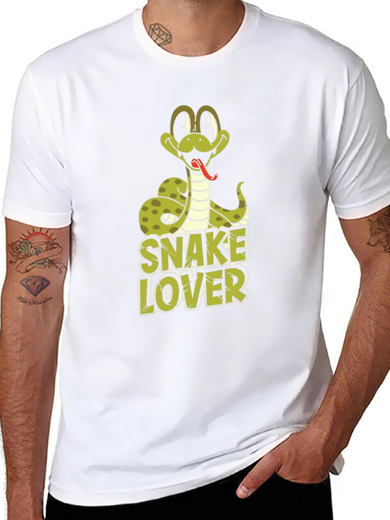 Snake Lover Graphic Tee - Reptile Enthusiast Shirt