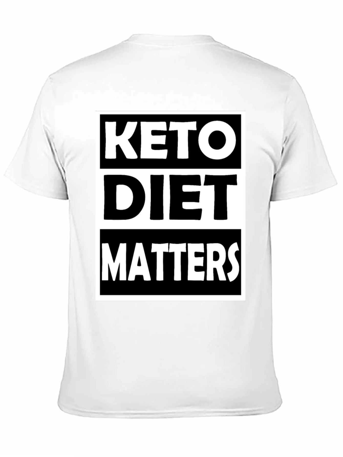 Keto Diet Matters Black Graphic Tee
