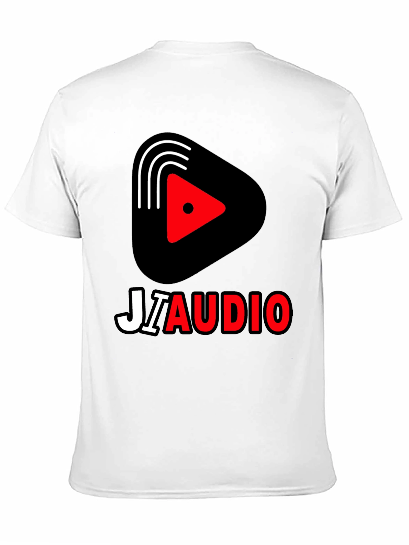 JIAUDIO Graphic Tee - Stylish Black T-Shirt