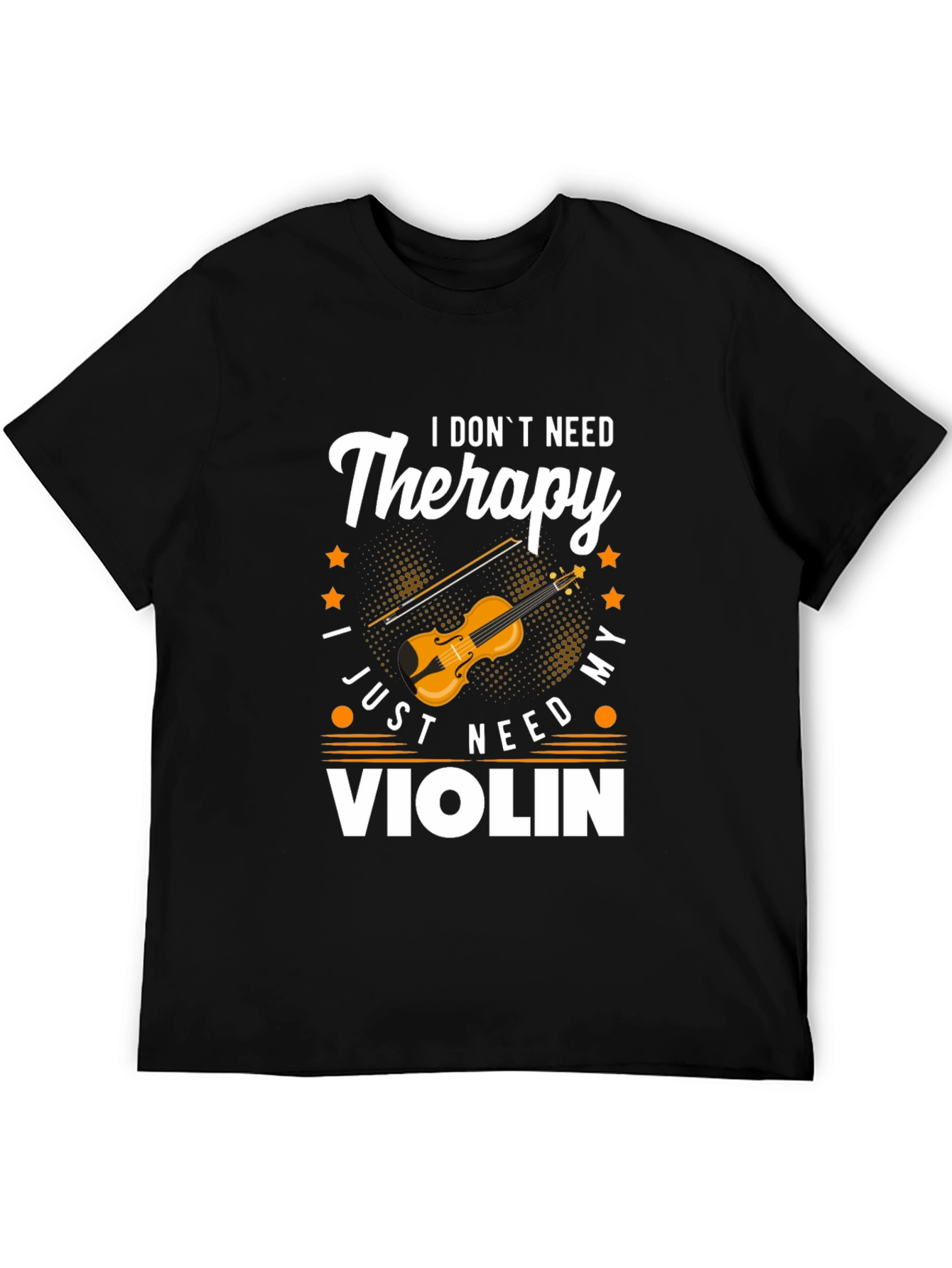 Violin Therapy Graphic T-Shirt - Musician Gift