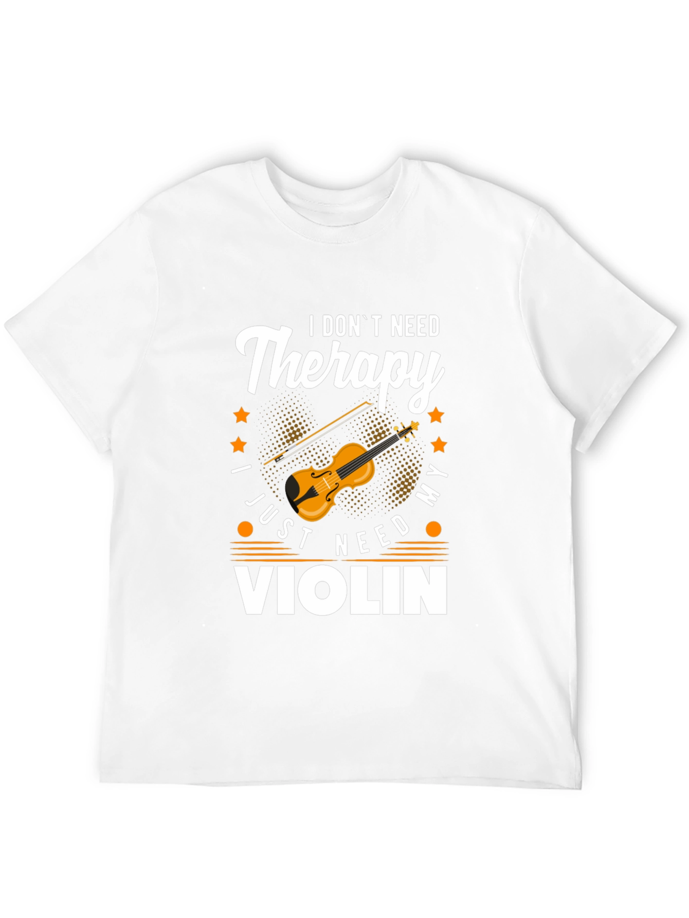 Violin Therapy Graphic T-Shirt - Musician Gift