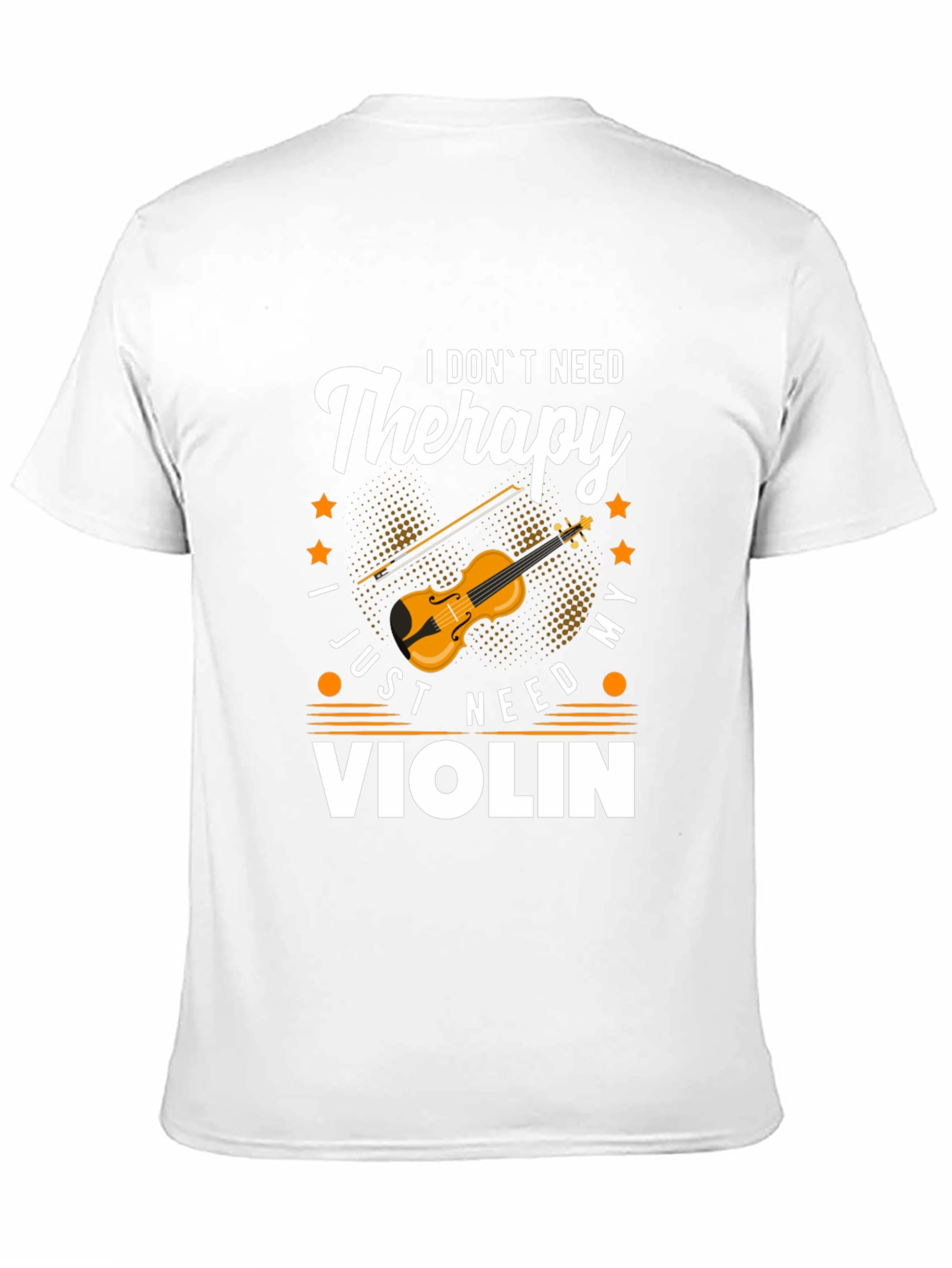 Violin Therapy Graphic T-Shirt - Musician Gift