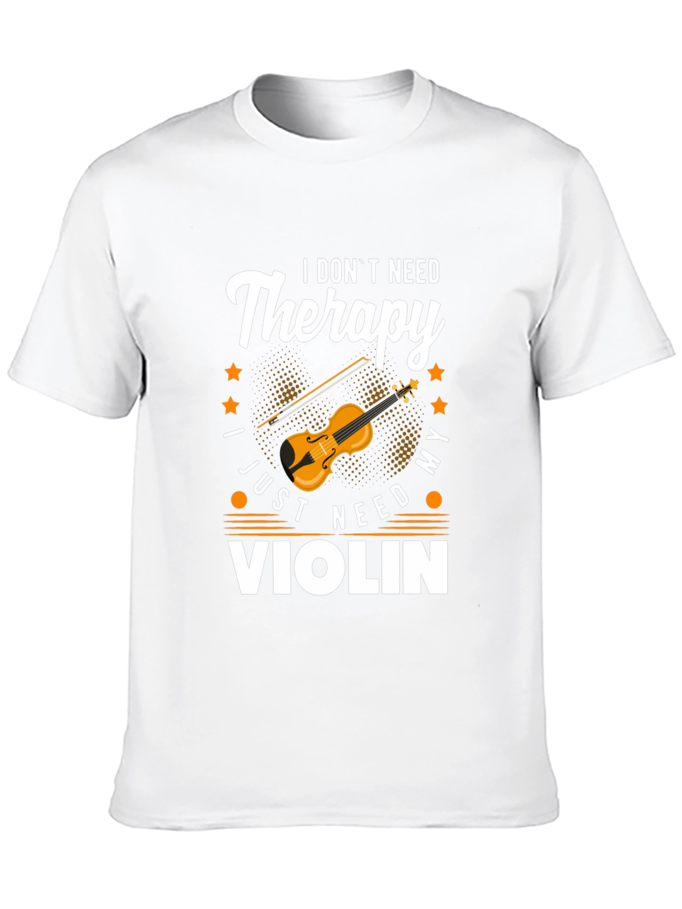 Violin Therapy Graphic T-Shirt - Musician Gift