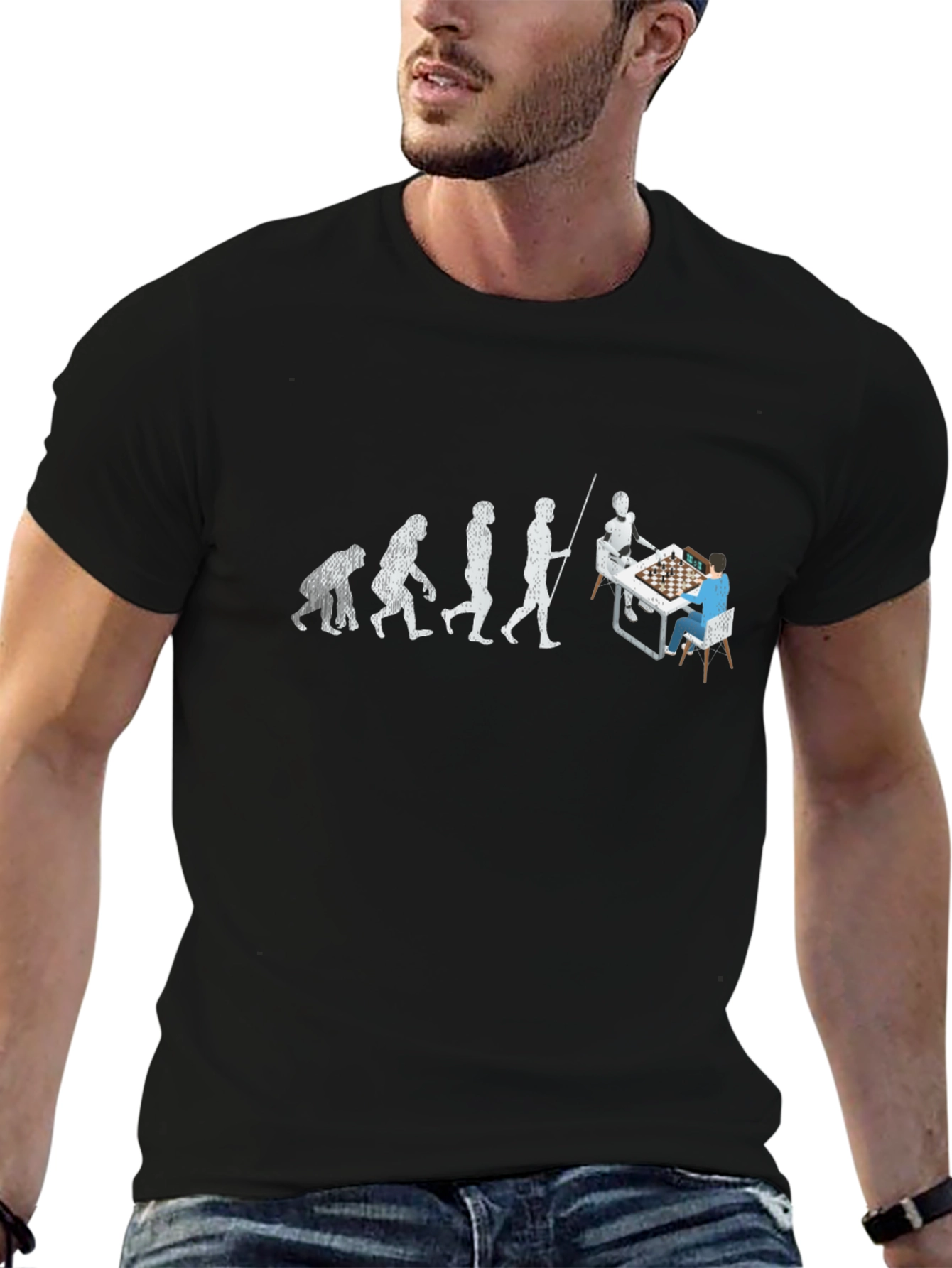 Chess Evolution Graphic T-Shirt