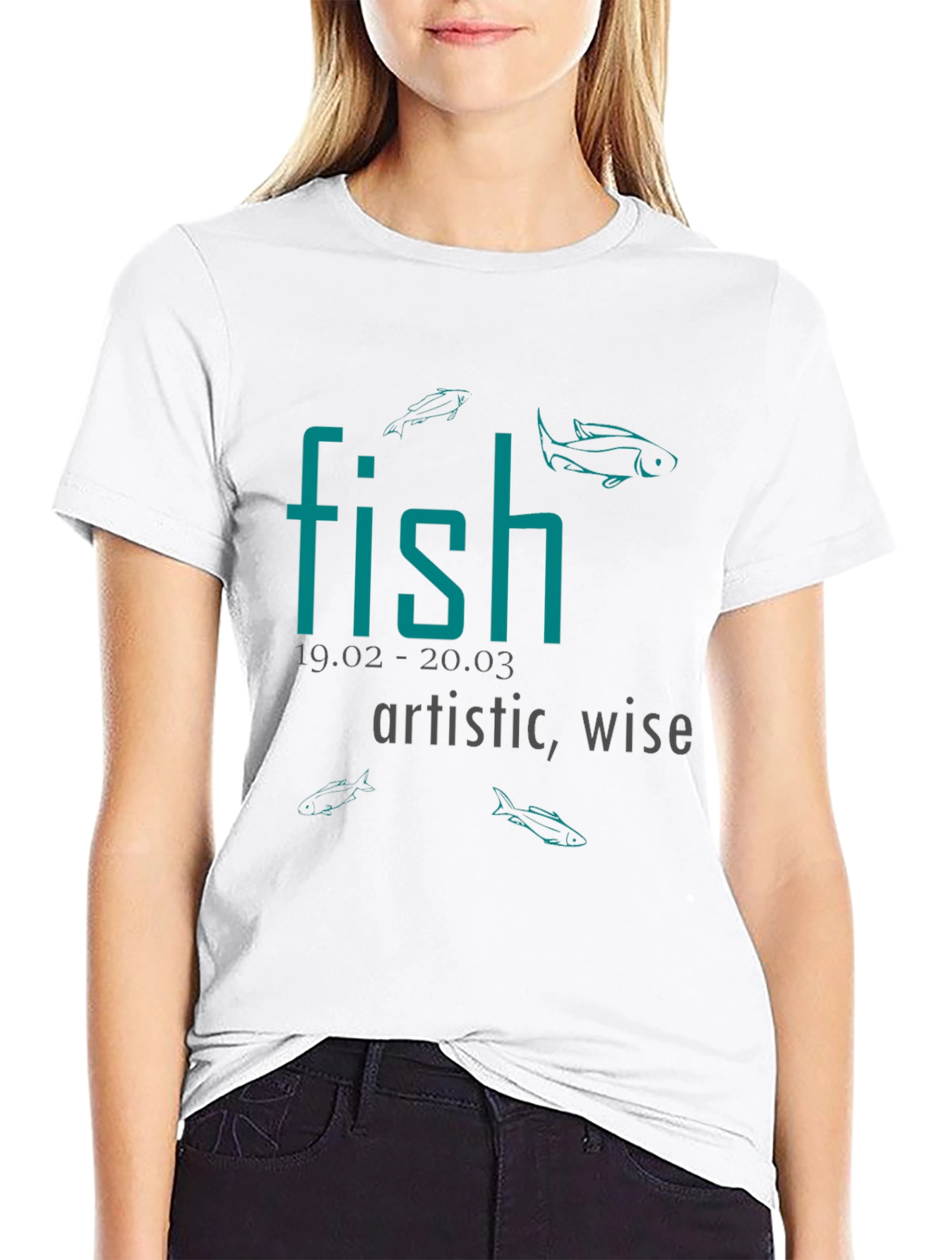 Fish Zodiac Sign T-Shirt: Artistic & Wise Tee