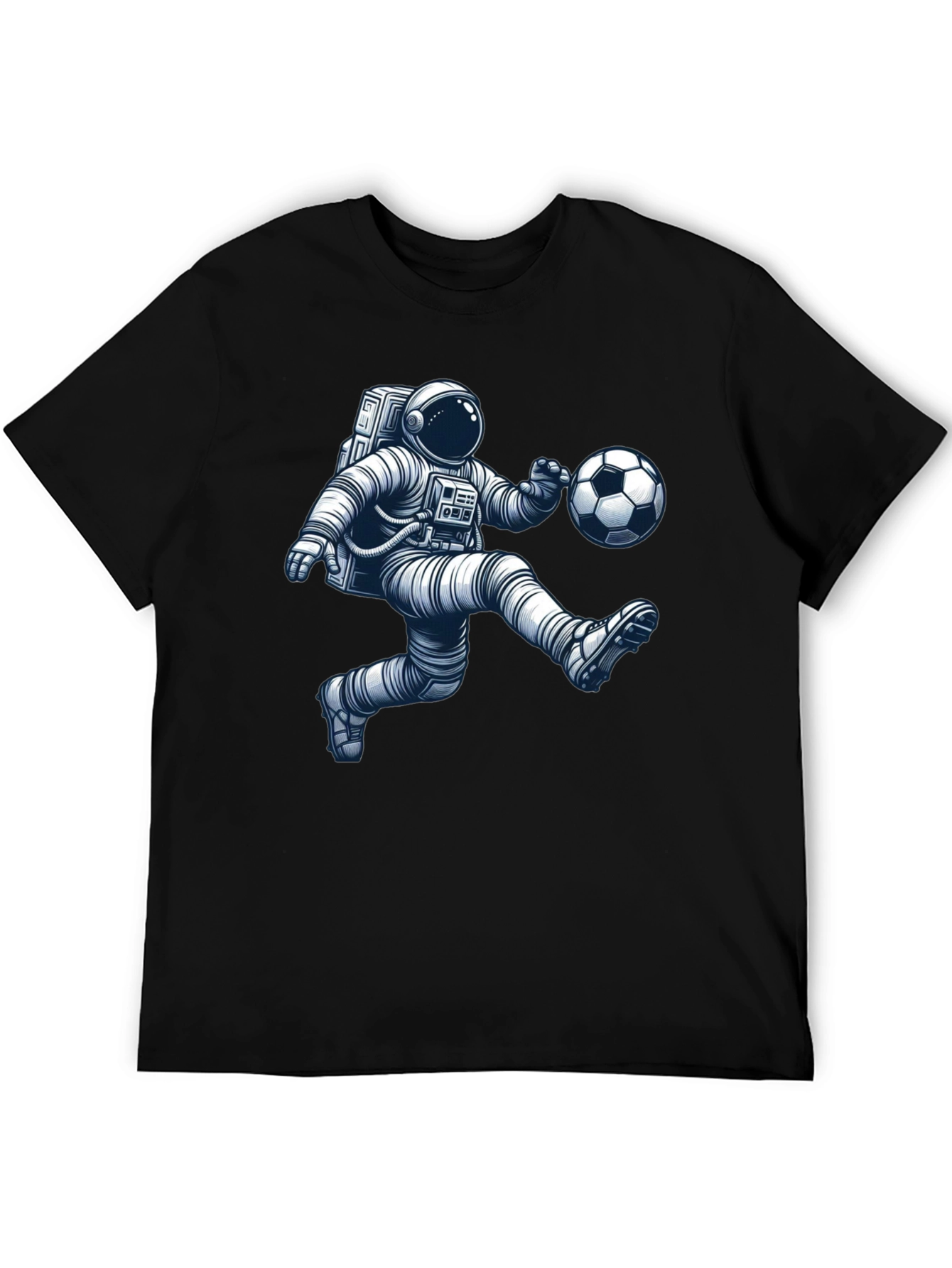 Astronaut Soccer Player Graphic Tee