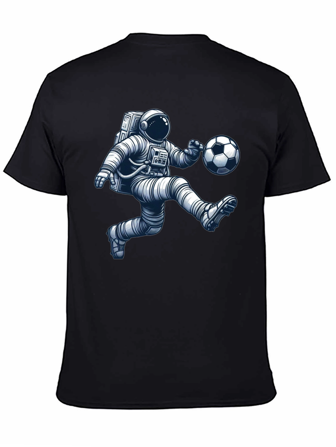Astronaut Soccer Player Graphic Tee