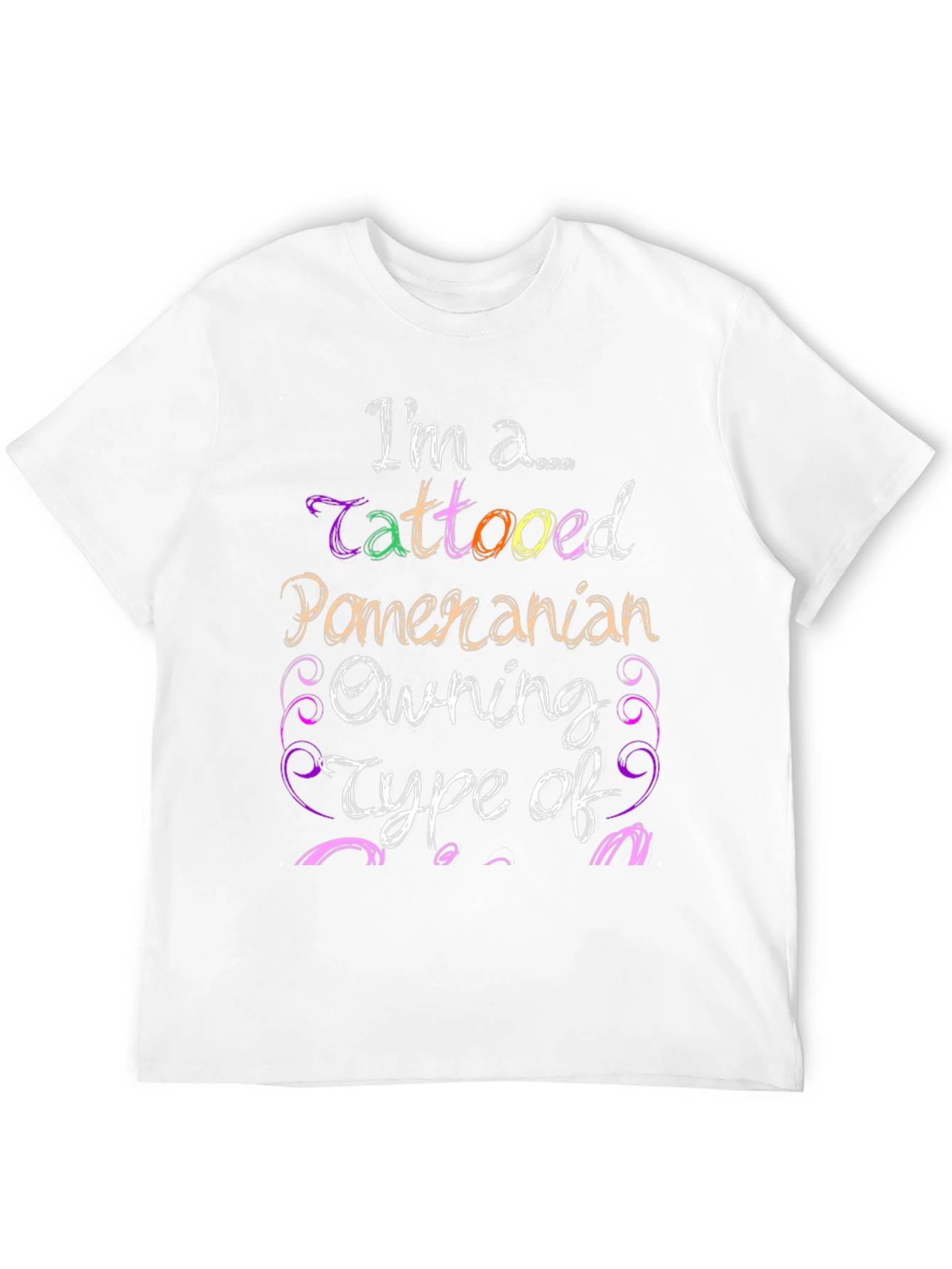 Tattooed Pomeranian Owner Novelty T-Shirt