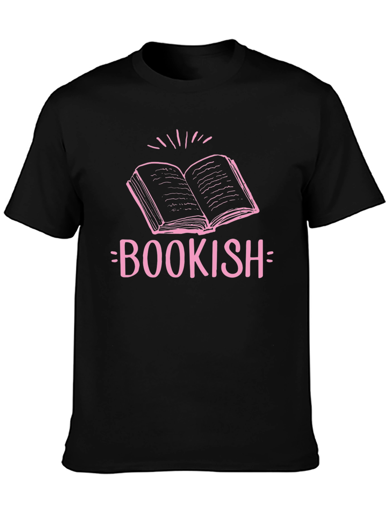 Bookish Black T-Shirt - Literary Style