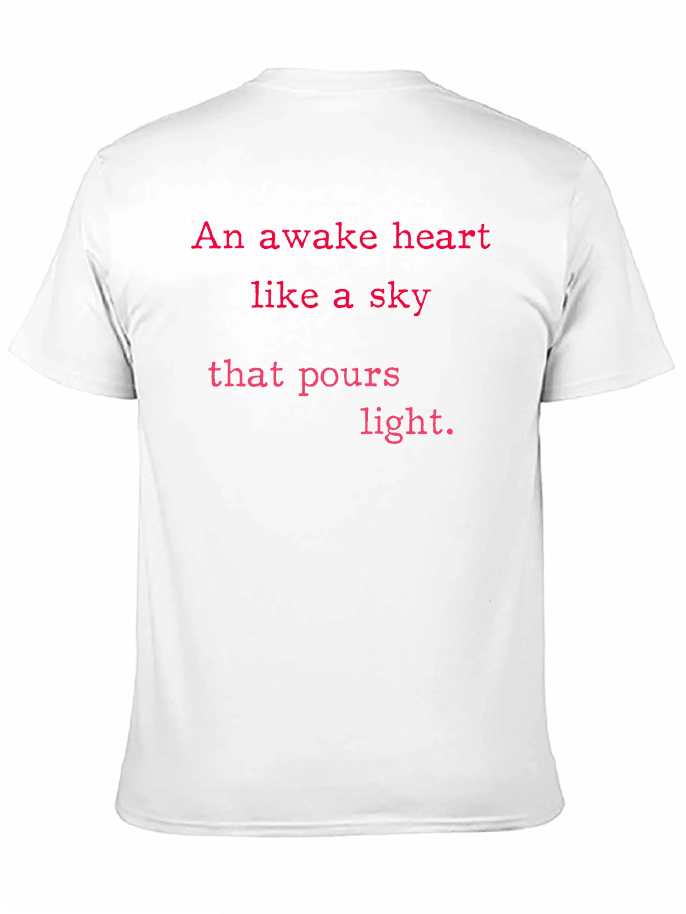 Awake Heart Light Poem Graphic T-Shirt