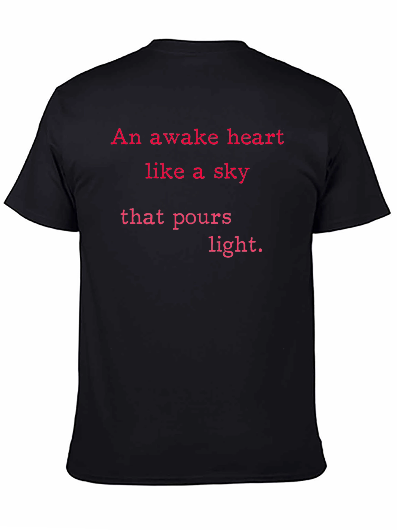 Awake Heart Light Poem Graphic T-Shirt