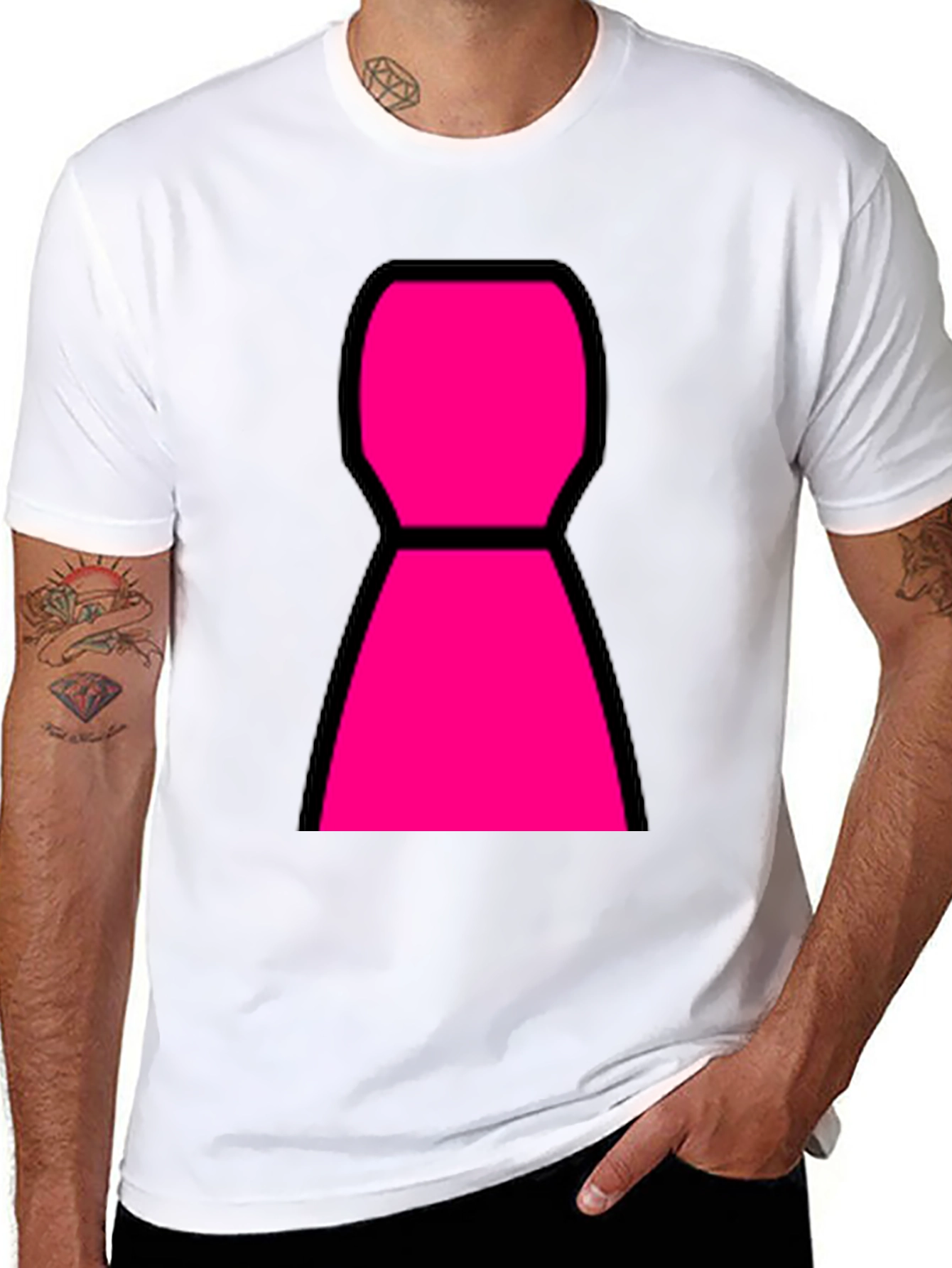 Abstract Geometric Graphic T-Shirt