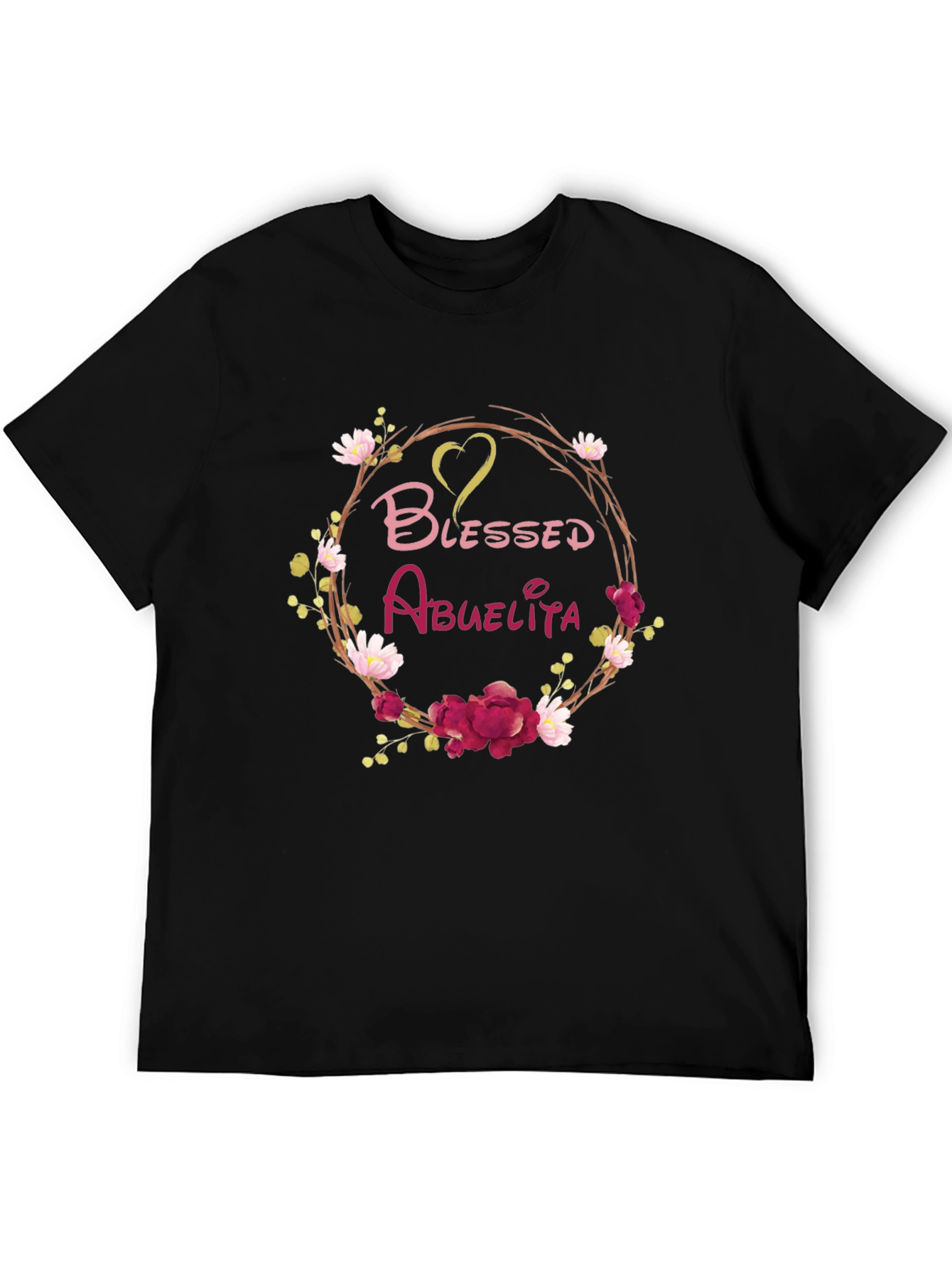 Blessed Abuelita Floral T-Shirt