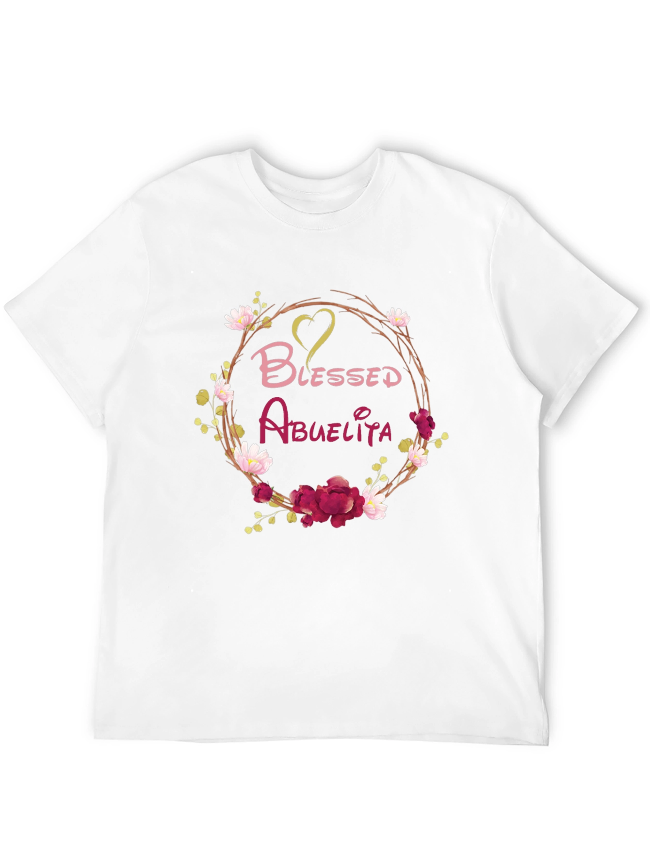 Blessed Abuelita Floral T-Shirt