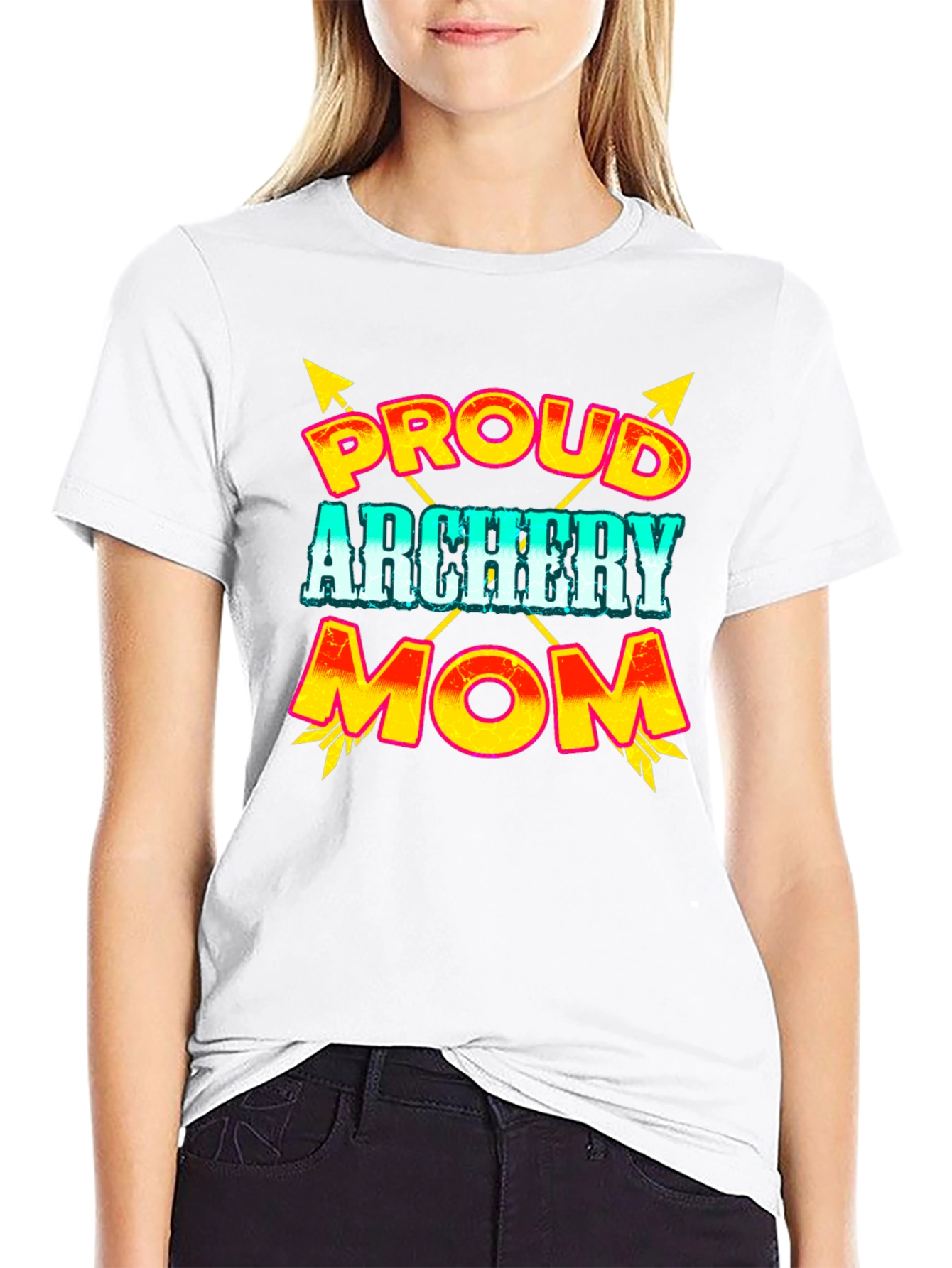 Proud Archery Mom Graphic Tee