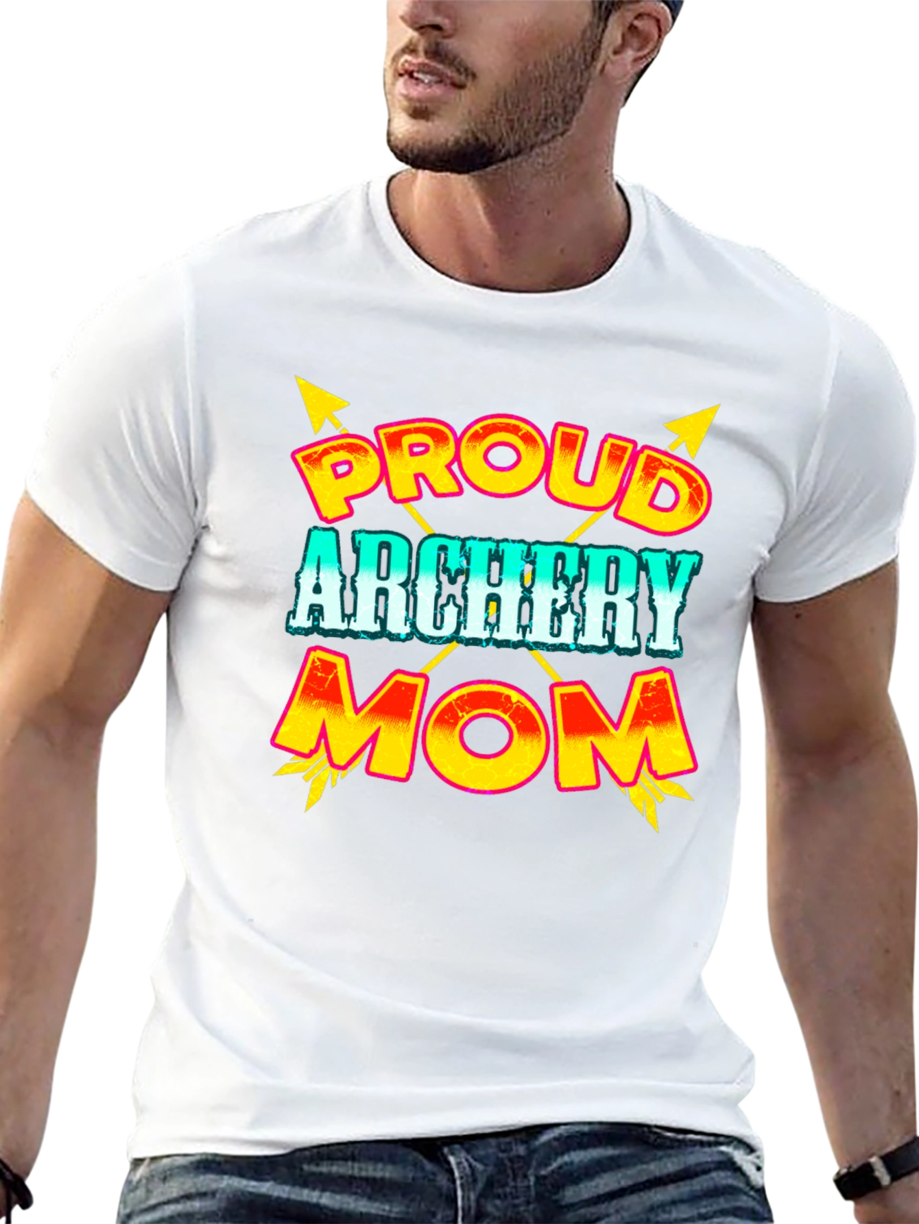 Proud Archery Mom Graphic Tee