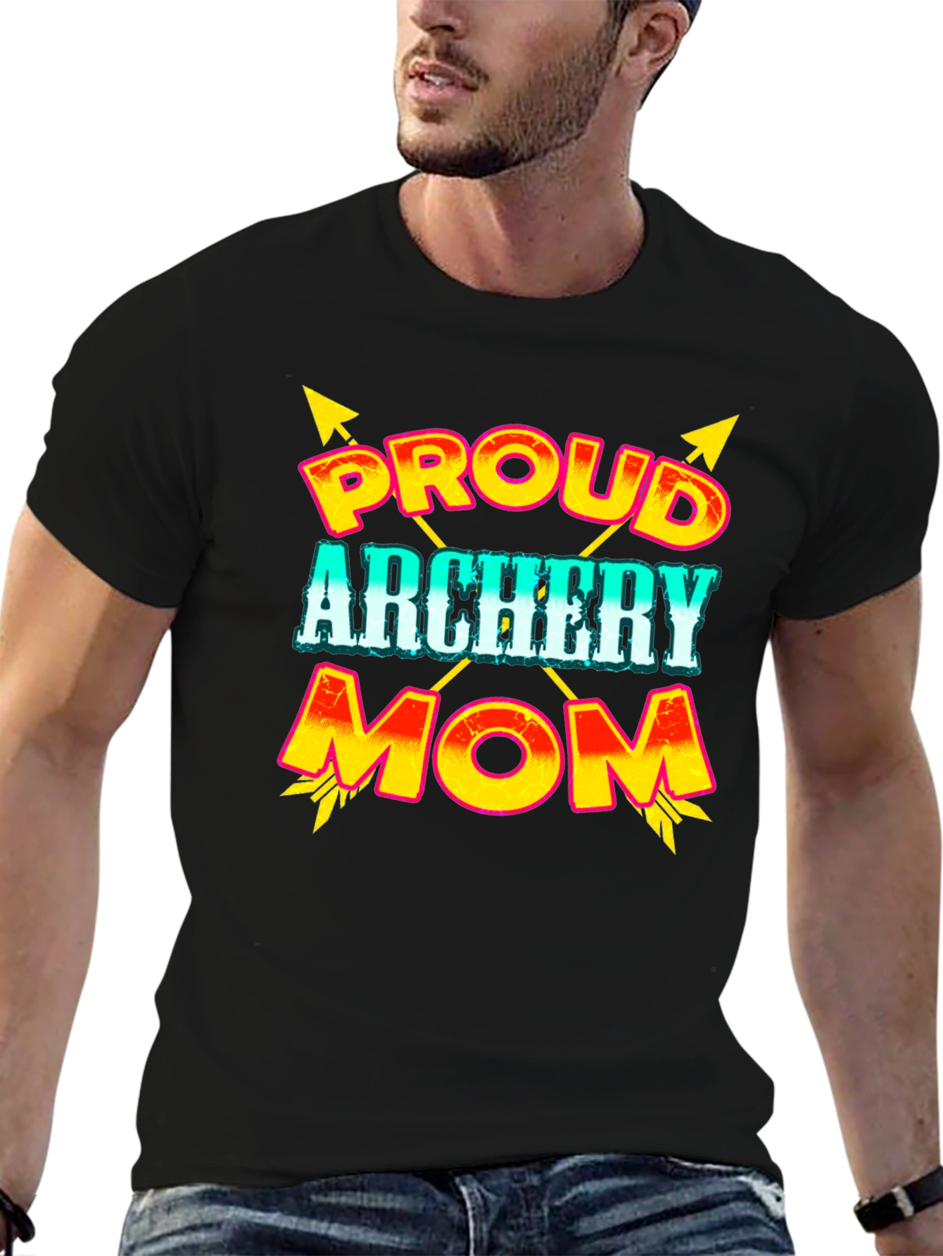 Proud Archery Mom Graphic Tee