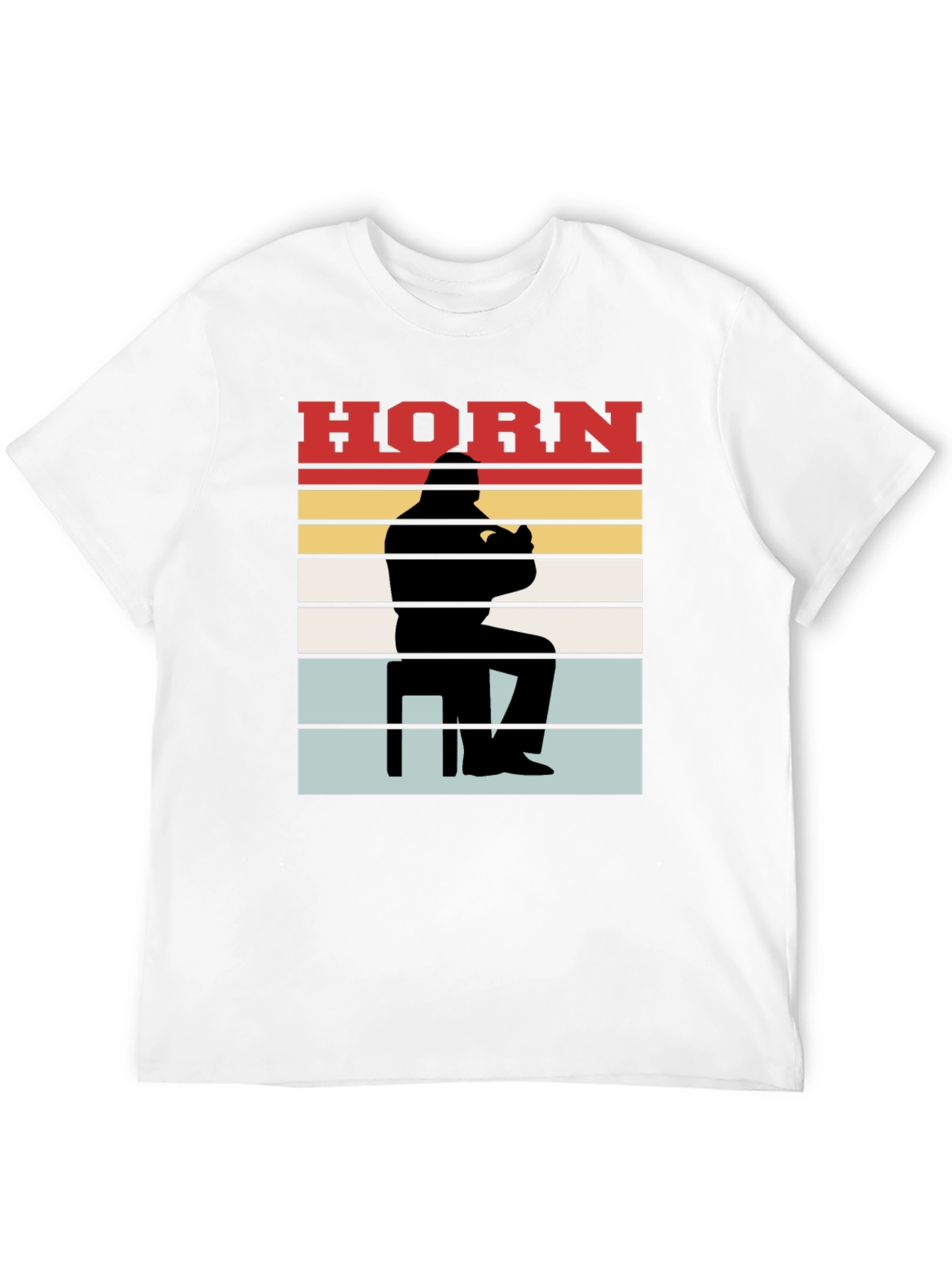 Retro Horn Player Graphic Tee