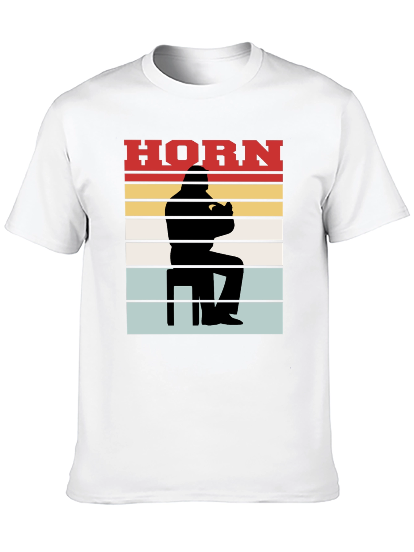 Retro Horn Player Graphic Tee