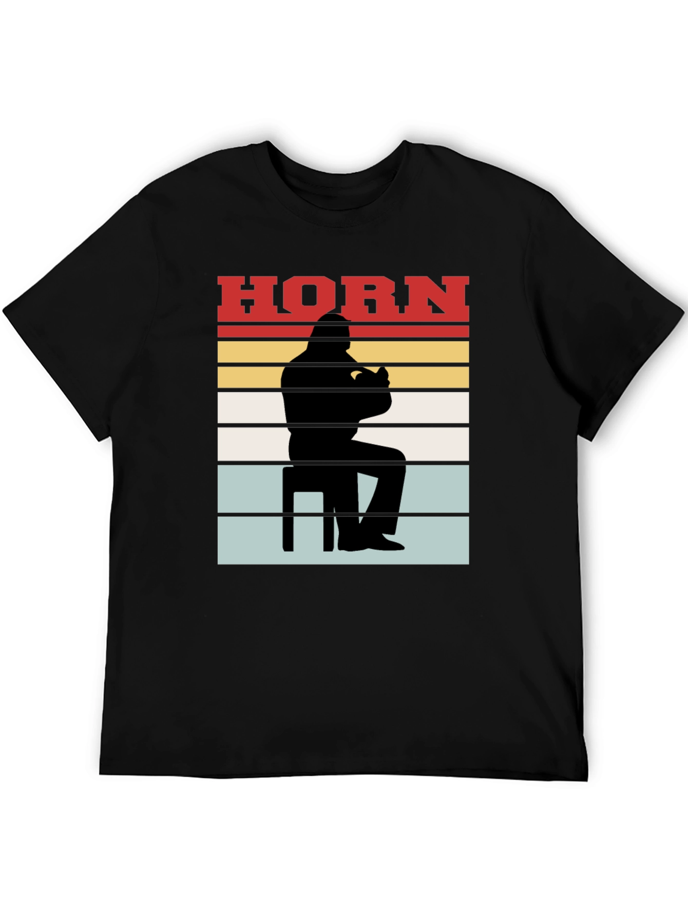 Retro Horn Player Graphic Tee