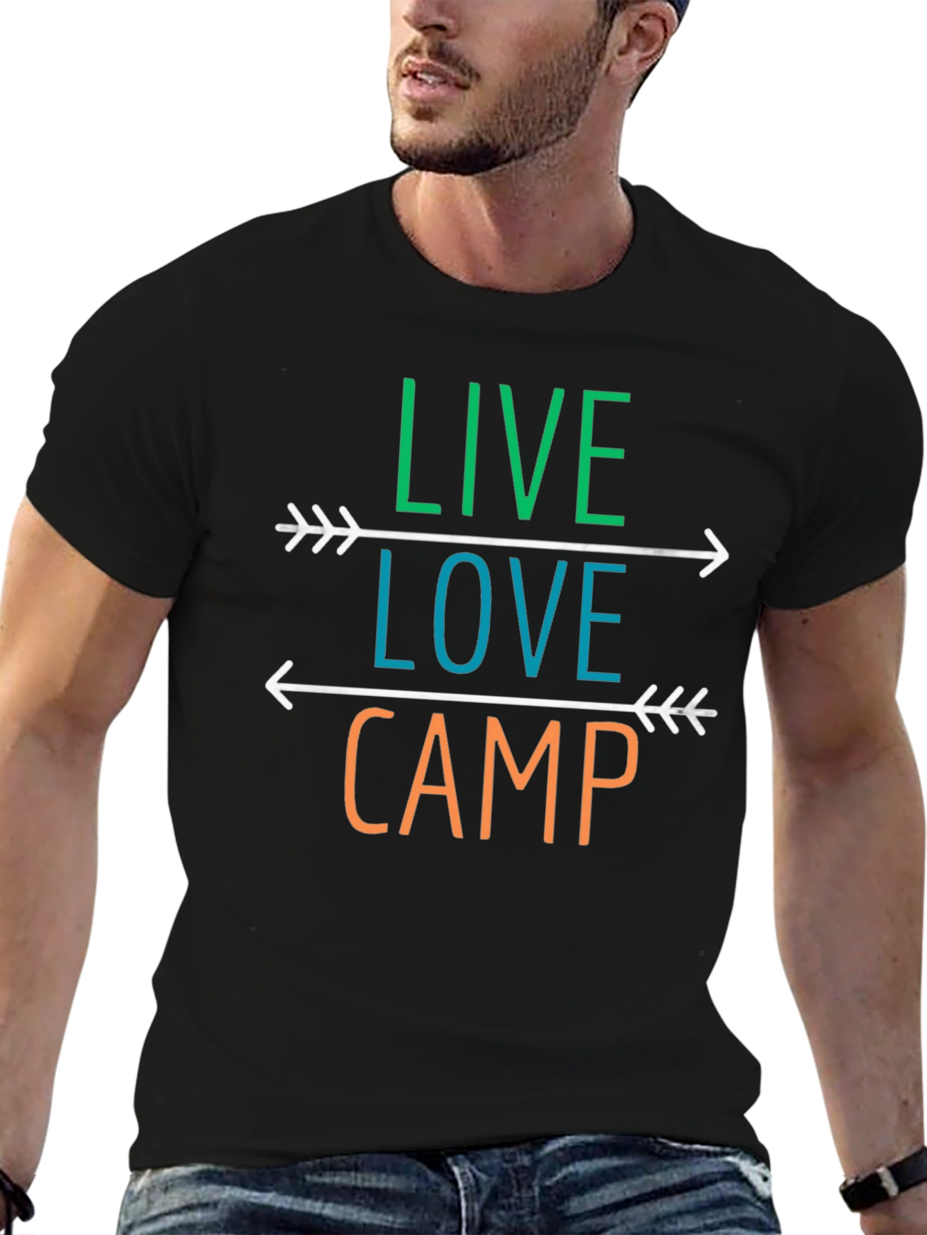 Live Love Camp Arrow Graphic Tee
